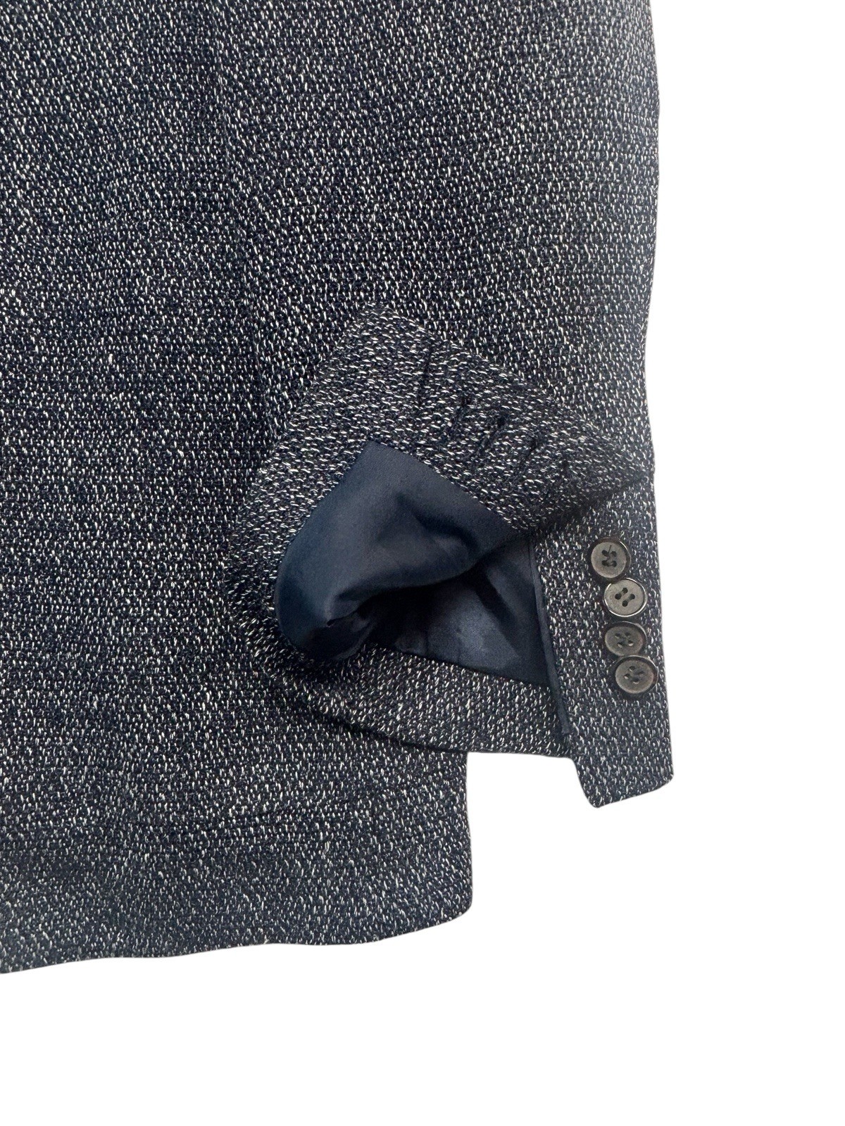 Suitsupply 48 38R Havana Navy Silk Linen Ferla Blazer Jacket Sport Suit Coat