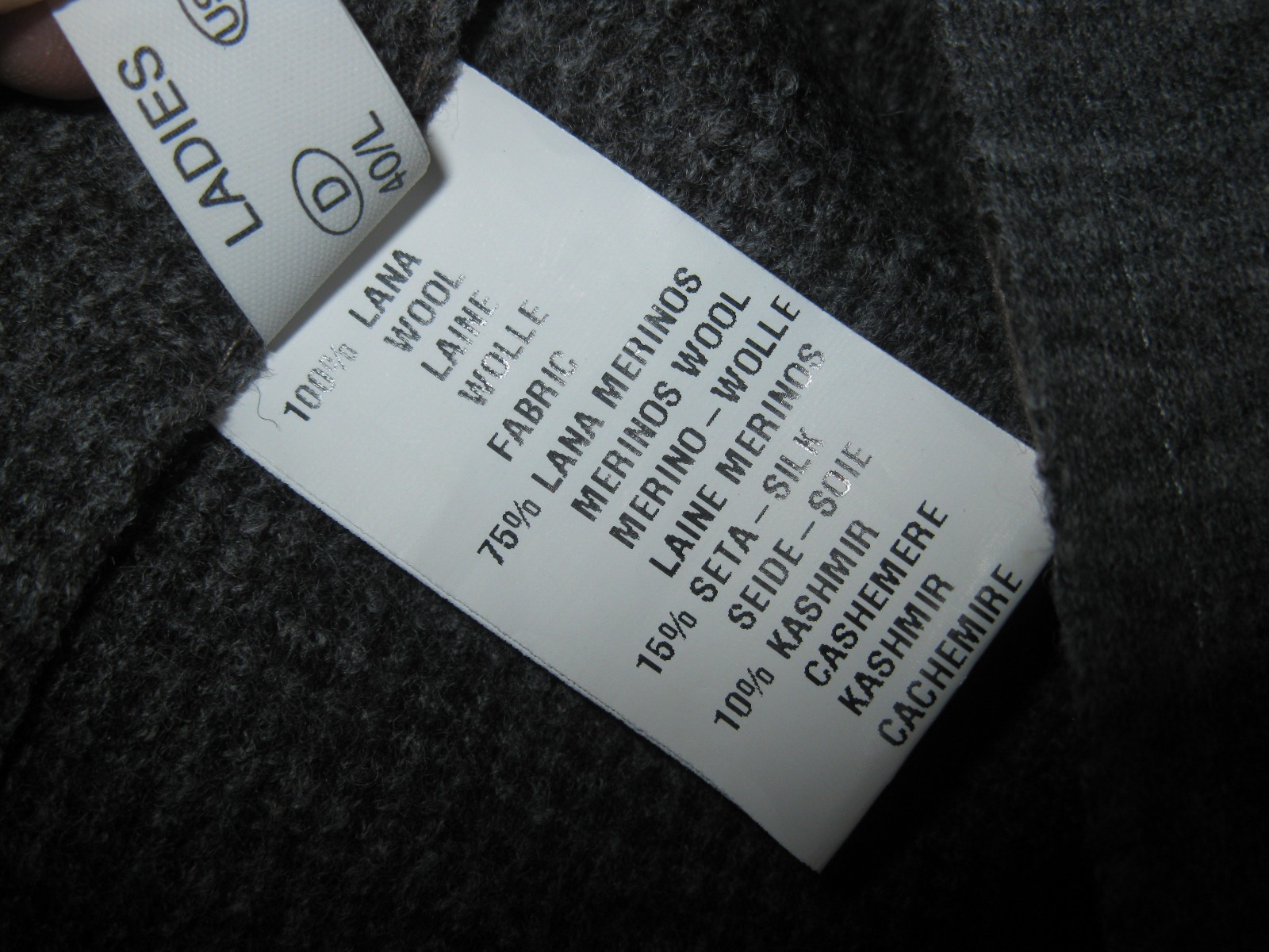 NWT FABIANA FILIPPI Gray Wool Coat with Leather Buckle Size IT46