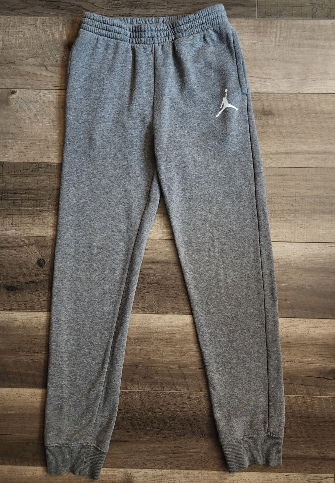 AIR JORDAN Jogger Youth XL Unisex Active Wear Mesh Pants 13-15 Size Juniors Gray