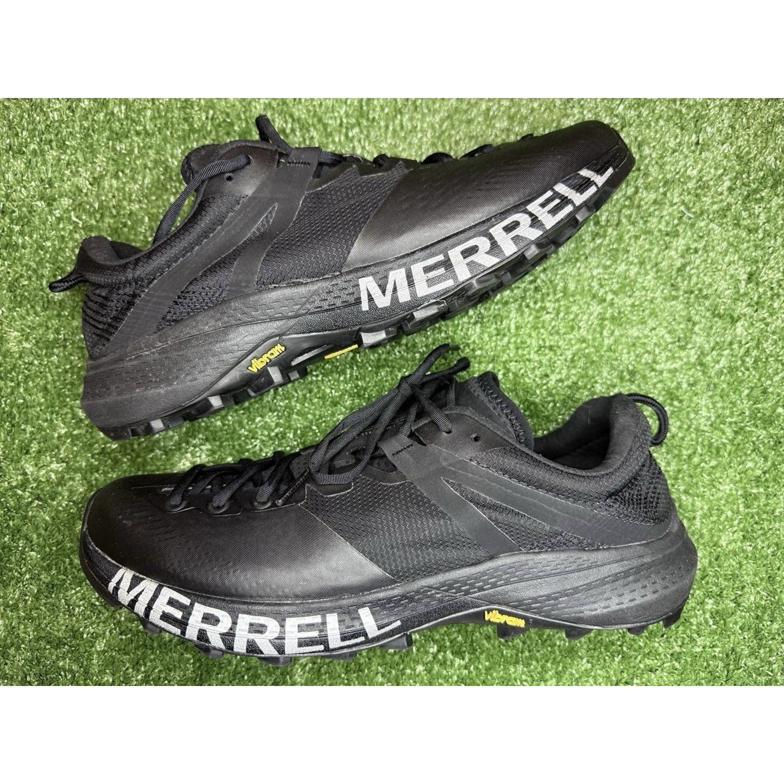 🔥 MERRELL MTL MQM Black Trail Sneakers Mens 9 EXCELLENT 🚀