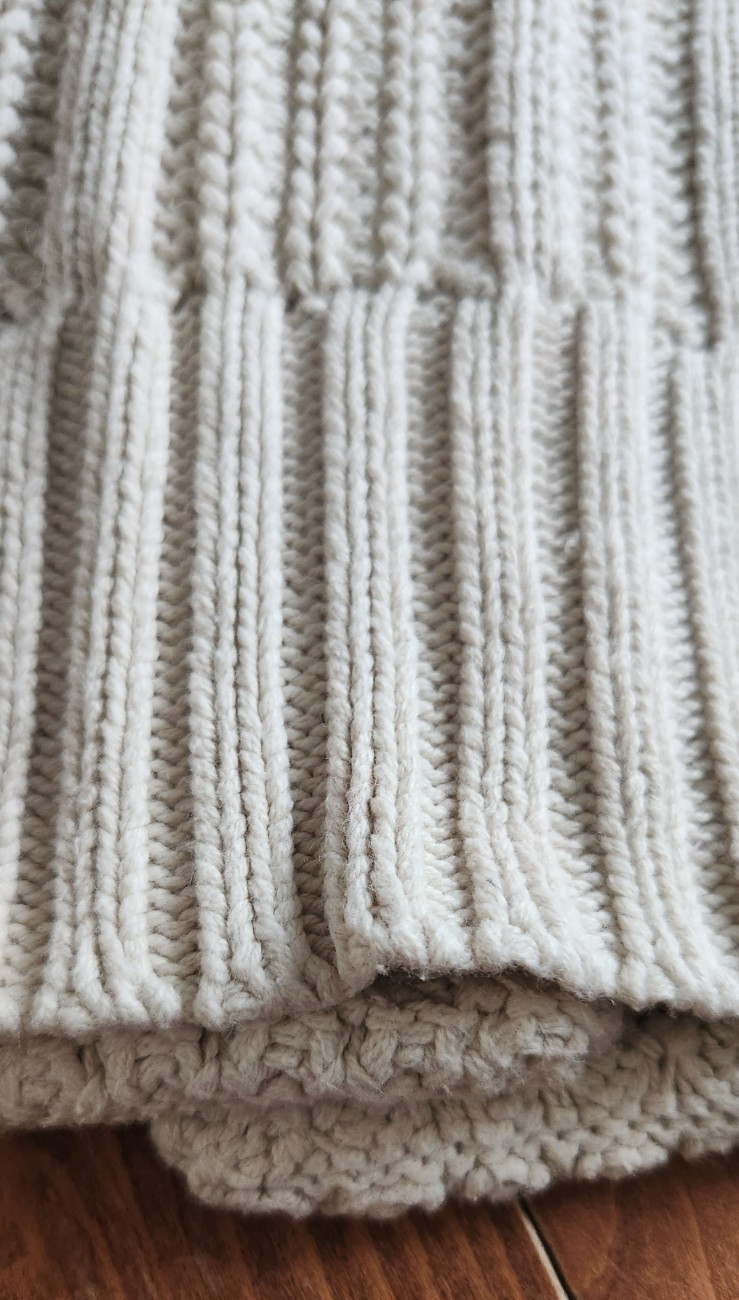 Pre-Owned Excellent Eagle’s Eye Knit Sweater Vest Girls Sz M 10-12 Beige