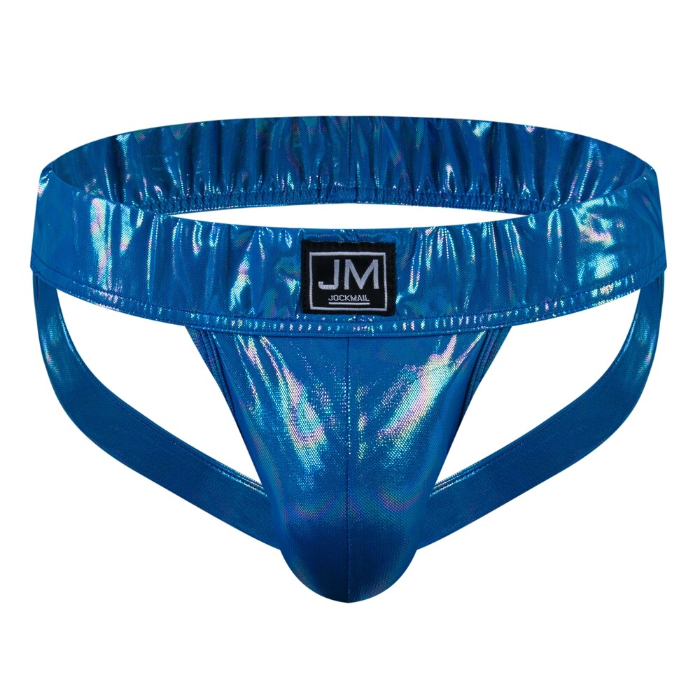 JOCKMAIL Men’s Soft PU Leather Sexy Briefs Jock Strap Sports Gay Pouch Underwear
