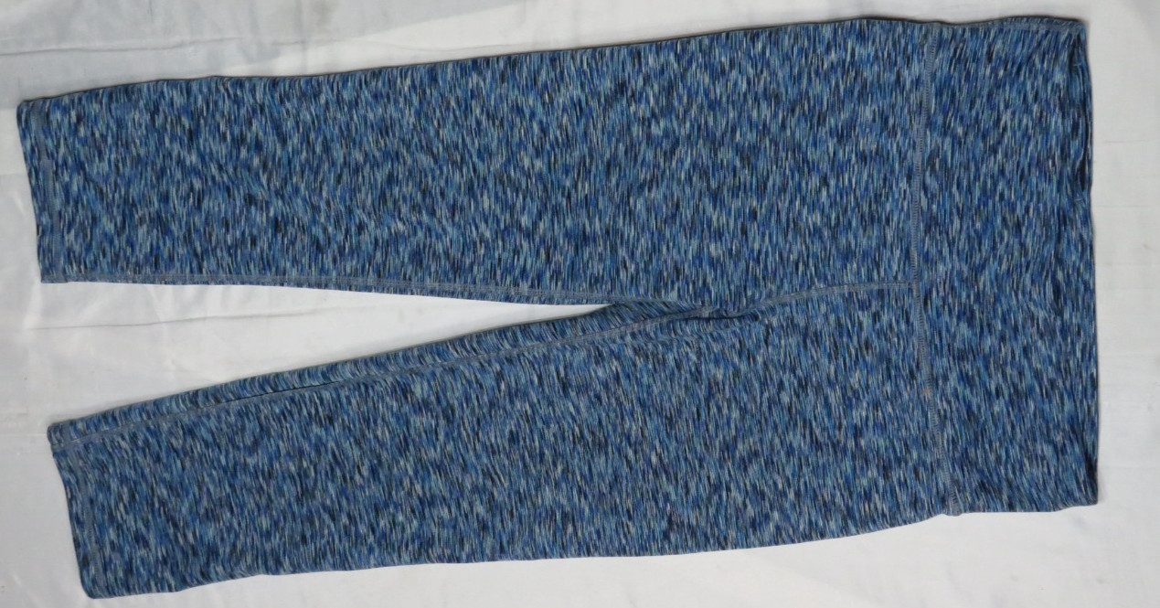 GAP GAPFIT WOMENS M YOGA PANT LEGGING BLUE HEATHER STRETCH PANTS GFAST 2016