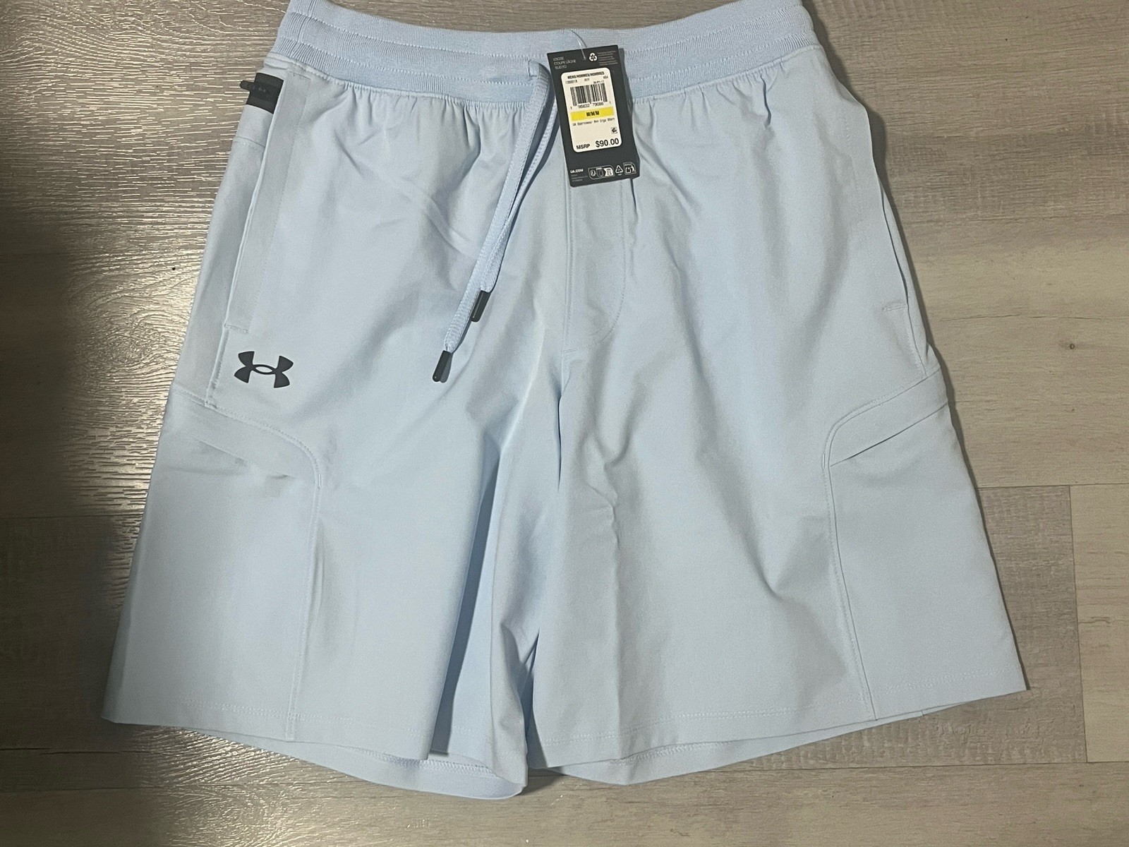 Men’s Medium – Under Armour Sportswear Woven 9.5” Cargo Shorts 1388018-464 Blue