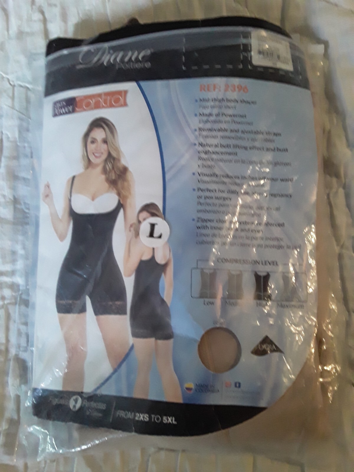 Diane and Geordi 2396 Post-surgery Strong Compression Bodysuit Shapewear Fajas