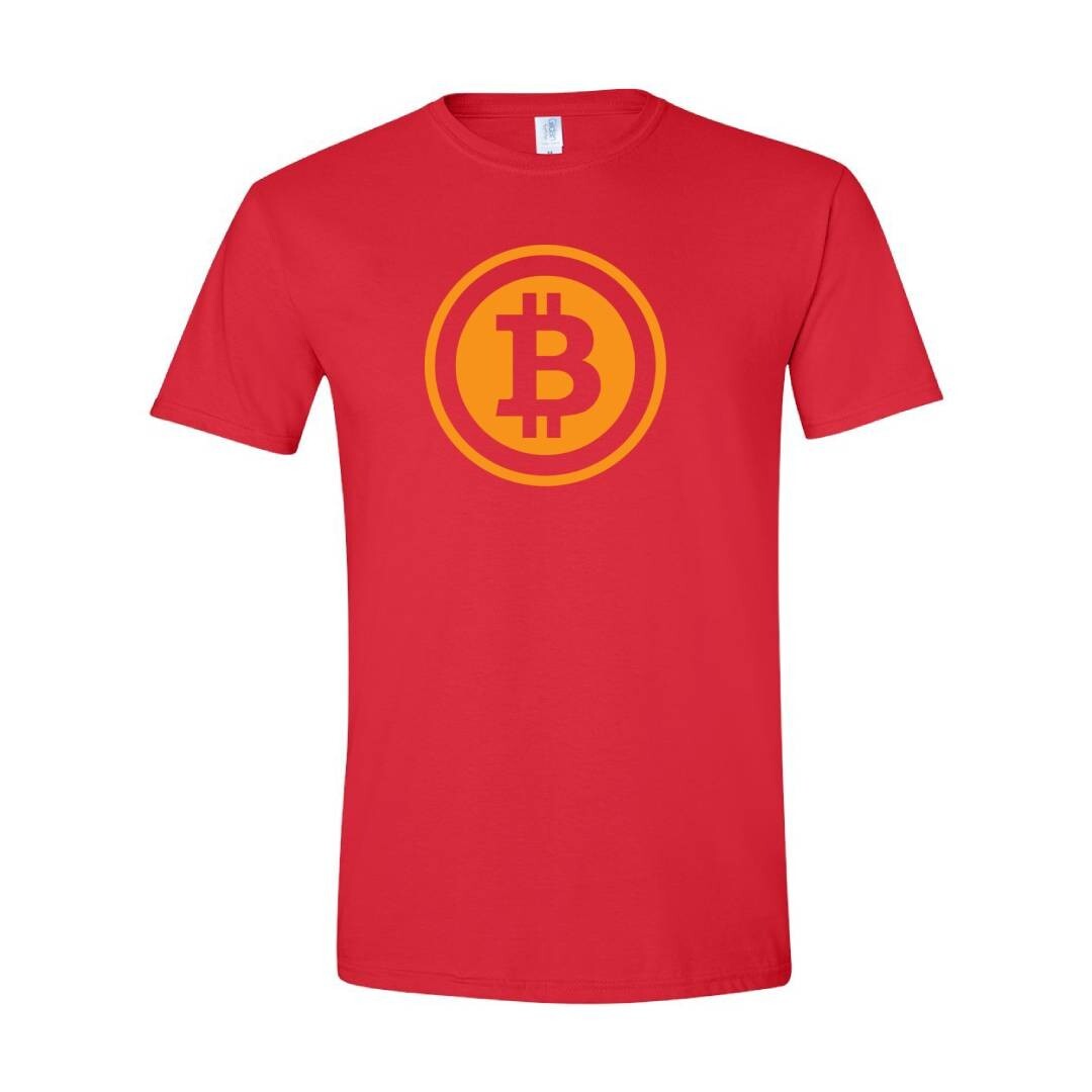 Bitcoin Logo Crypto Symbol Tshirt Cryptocurrency Tee Print DTF T-Shirt S/5XL