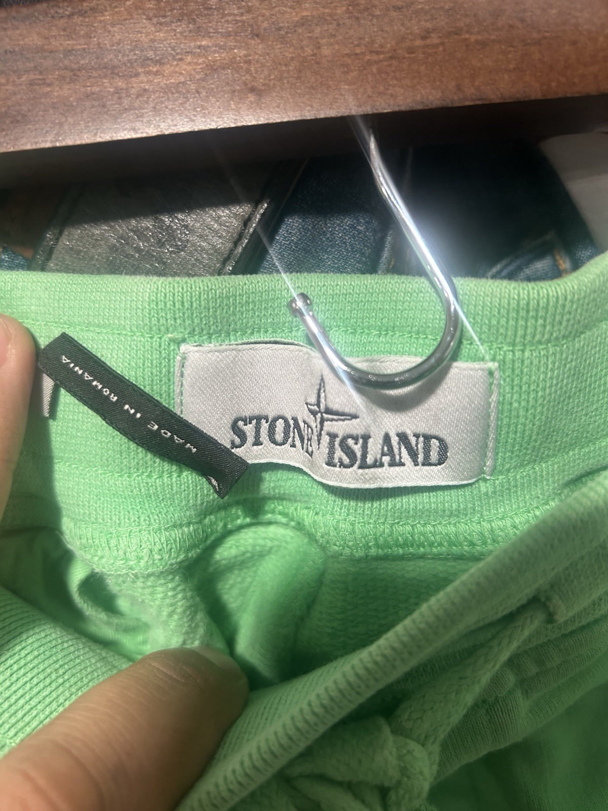Used Stone Island Men’s Cargo Jogger Sweatpants Size Large Green