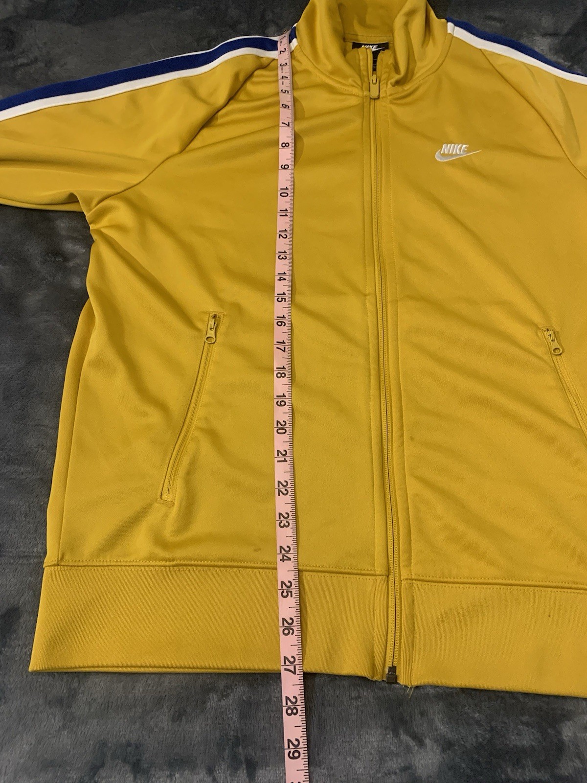 Nike Tribute Track N98 Jacket Golden / Mustard AR2244 711 Mens size M 2019