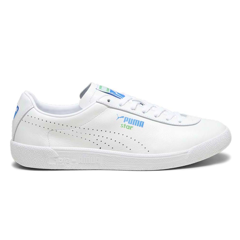 PUMA Star Tennis Whites Lace Up Mens White Sneakers Casual Shoes 39319701
