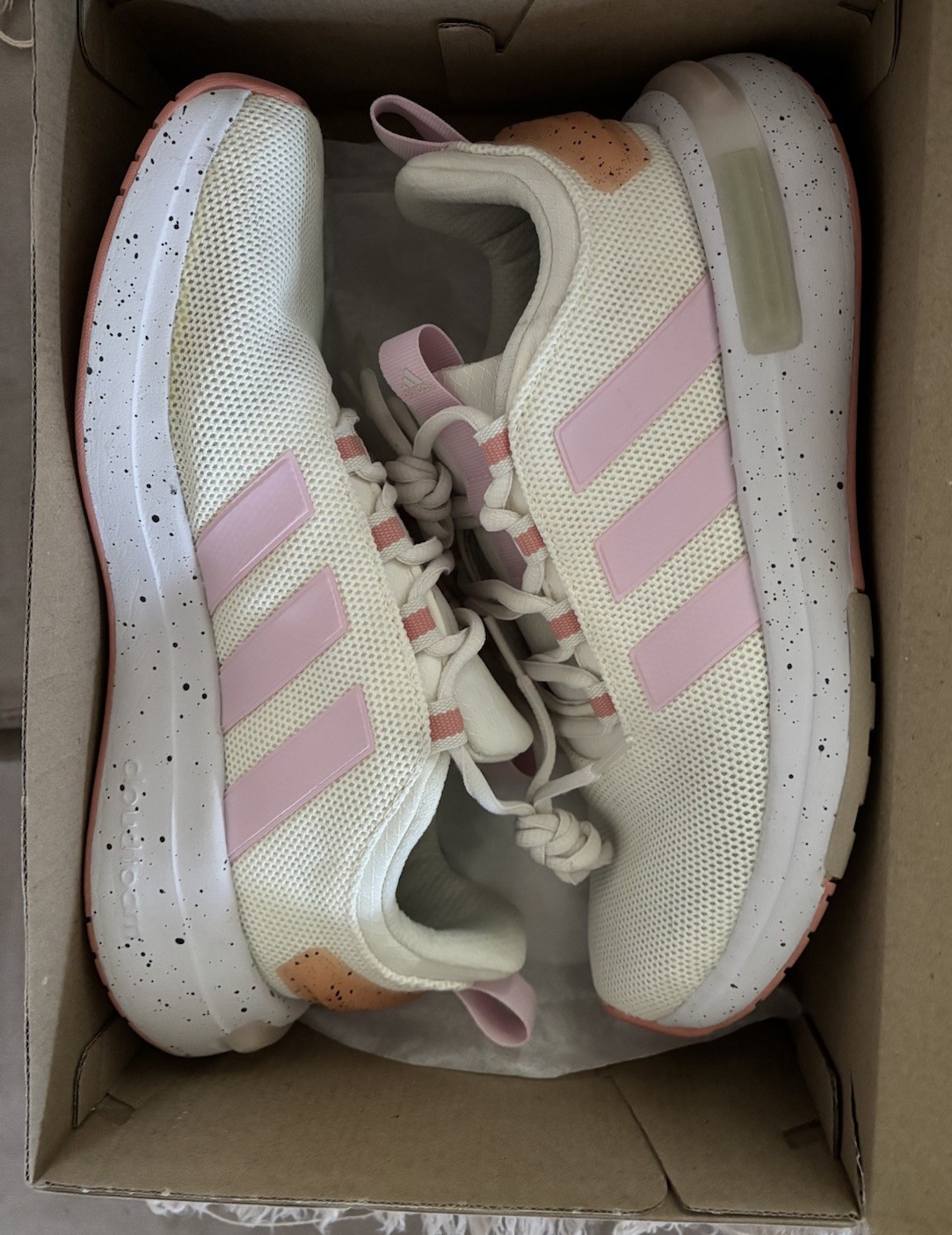 adidas Racer TR23 Women’s Sneakers Off White/Orchid Fusion Mesh IF0044