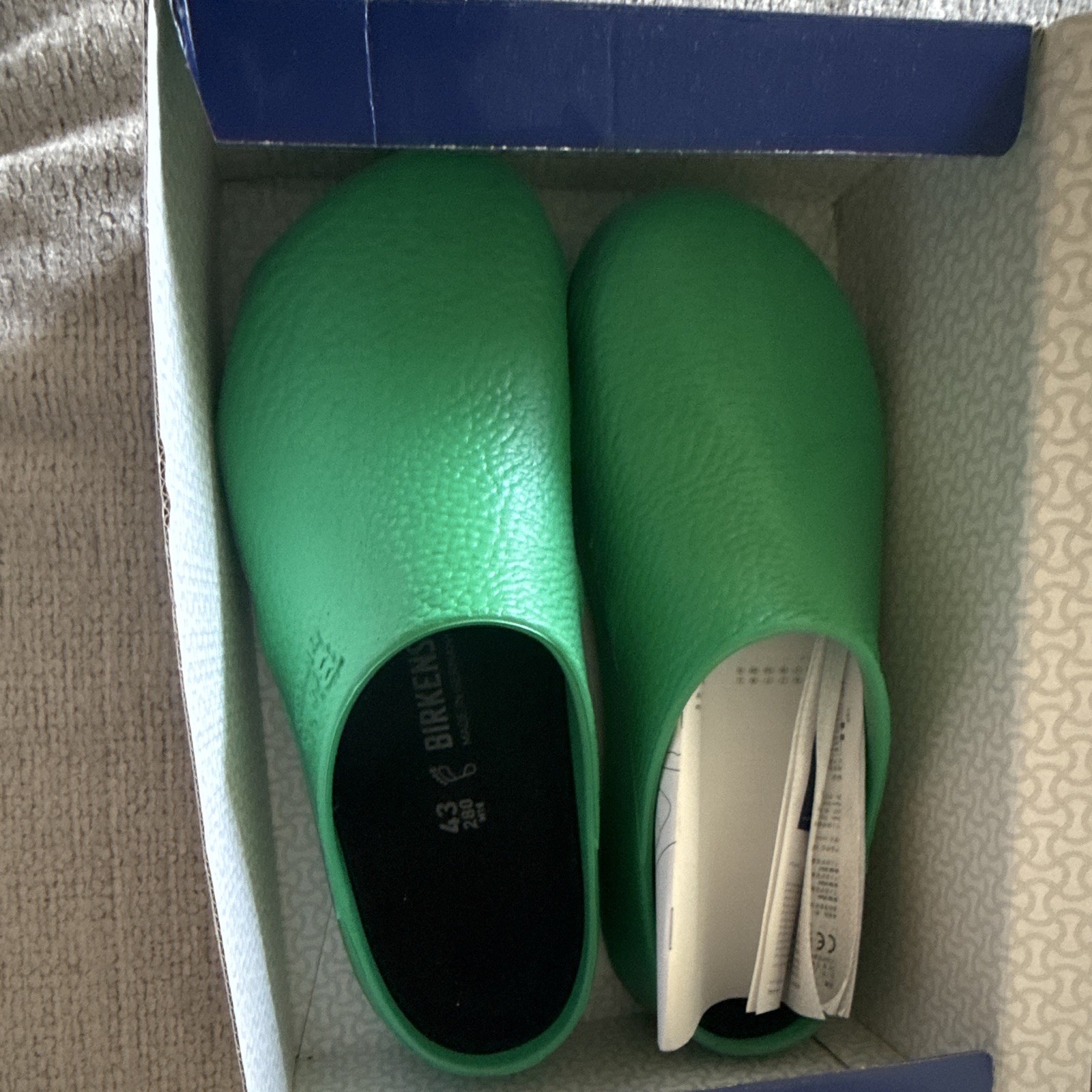 Birkenstock Birki Air Green Antistatic Slip-On Clogs Men’s US 10 EU 43