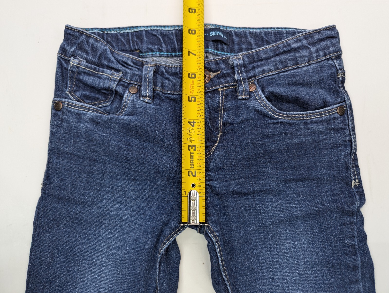 LOT x 3 = (2 x Levis) + (1 x Sonoma) Kids Jeans, Girls 7-Reg, Blue, Pink Skinny