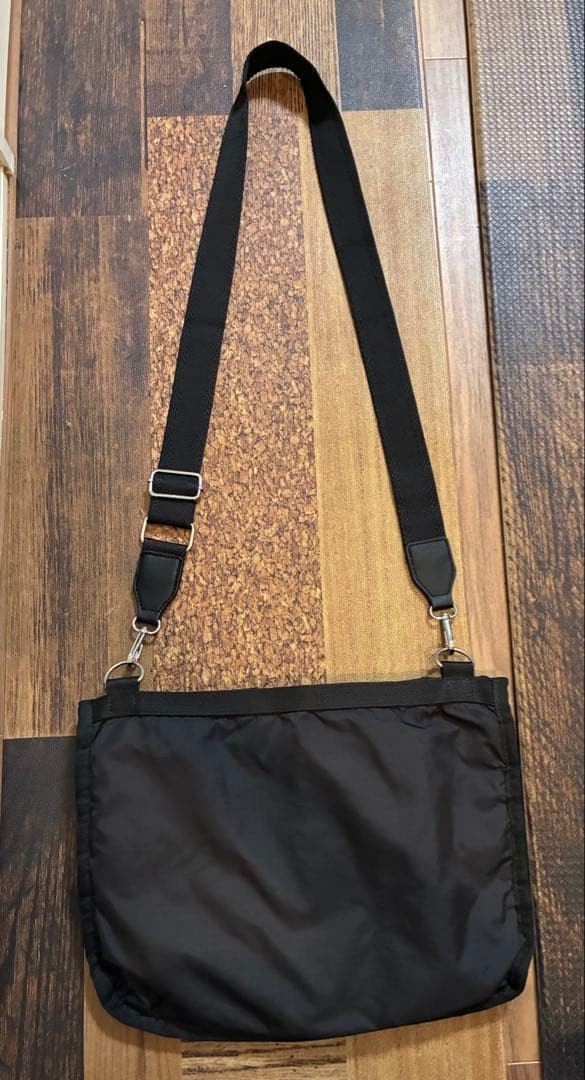 LeSportsac Shoulder Bag Three Zip Black Many storage options