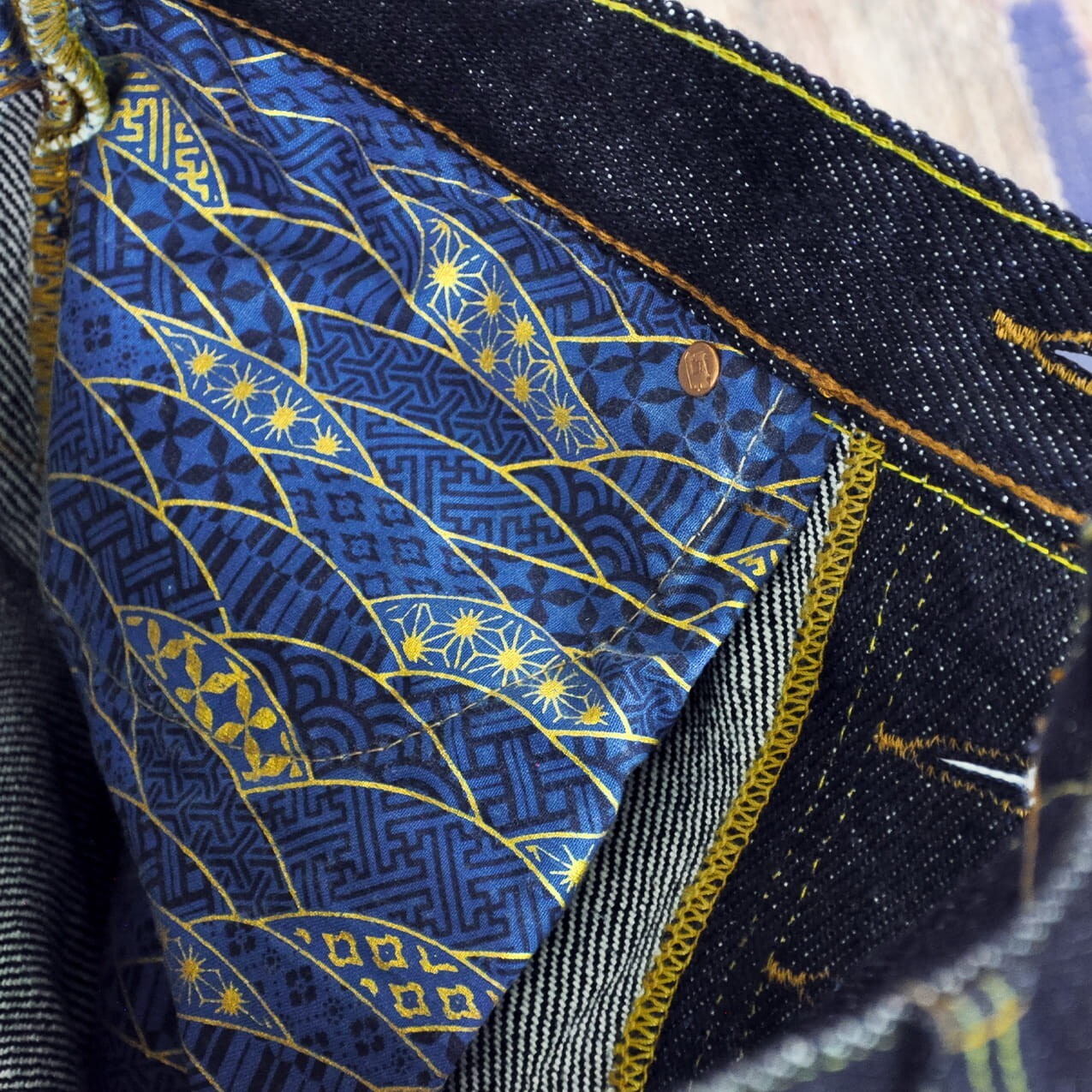 Simple&Raw GoldStar 25oz Red Selvedge Denim Men’s Jeans Slim Straight Fit