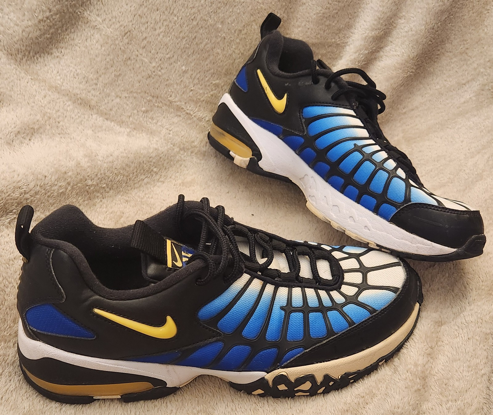 Nike Air Max 120 Hyper Blue Chamois 819857-400 Mens Shoes Sneakers 9.5 QwikShip!