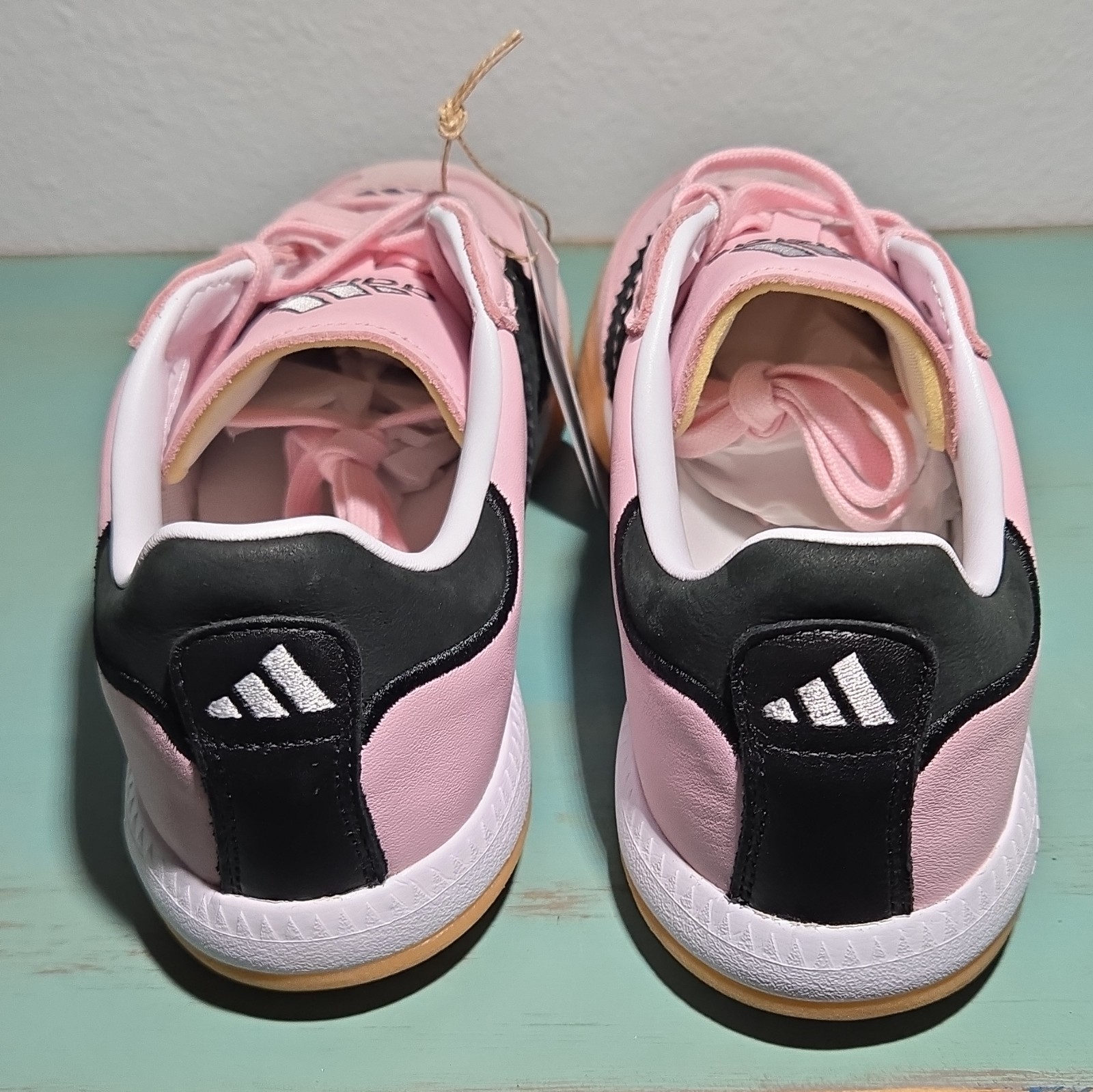 Adidas Samba Millenium Sneakers Pink/Black/Gum. Leather/Suede Mens Size 9. NEW