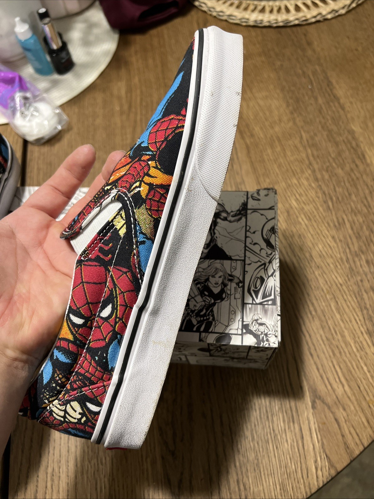 Vans Classic Slip-on X Marvel Spiderman US Men 10 Original Box included