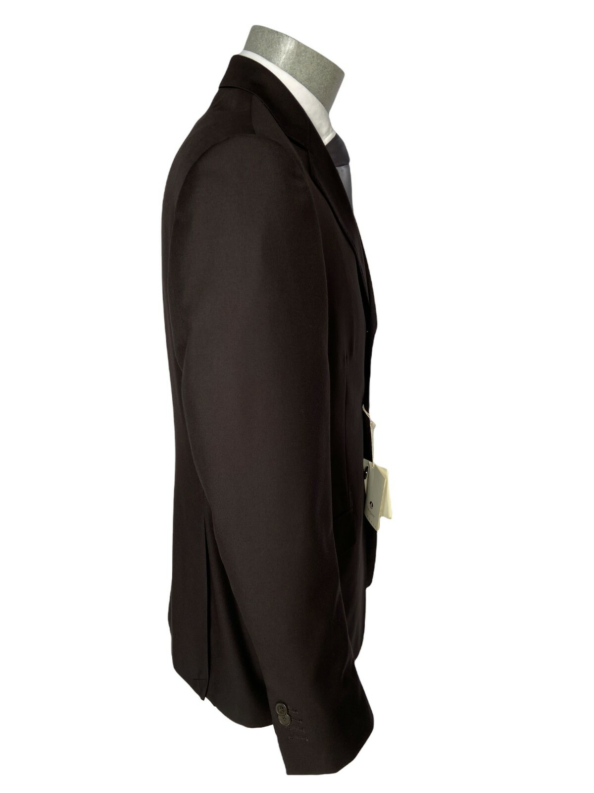 NAVIGATE Men’s Dark Brown Solid Color DROP 6 Classic Dress, 70% Discount.