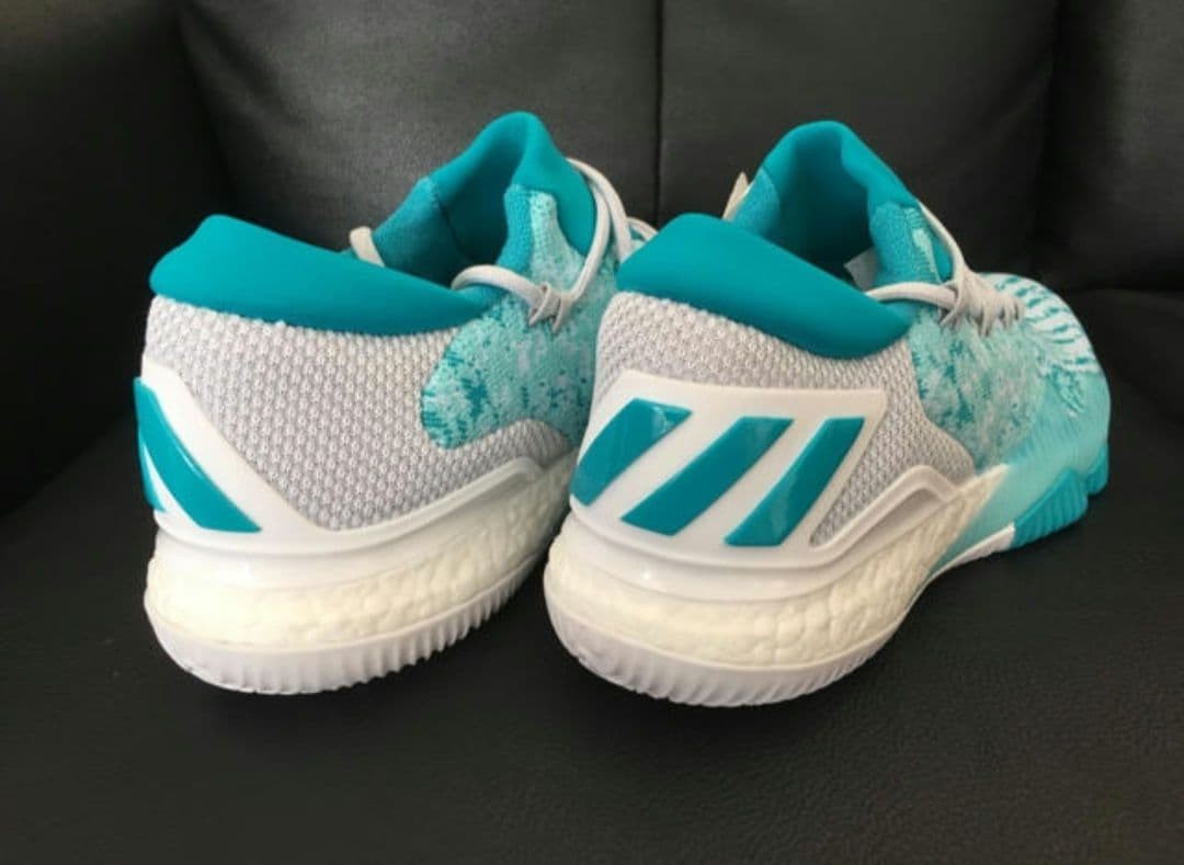 Deadstock 2016 Adidas Crazylight Boost Low Clear Aqua Ftwwht Energy BB8178 Us9