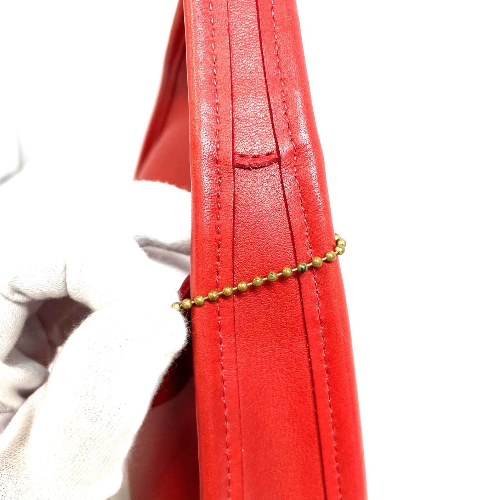 COACH 9027 Vintage Ergo Hobo Mini Hand Shoulder Crossbody bag Red Leather Woman