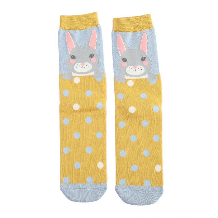 Bunny Rabbits Women’s Bamboo Socks One Size Choice of Patterns & Colours