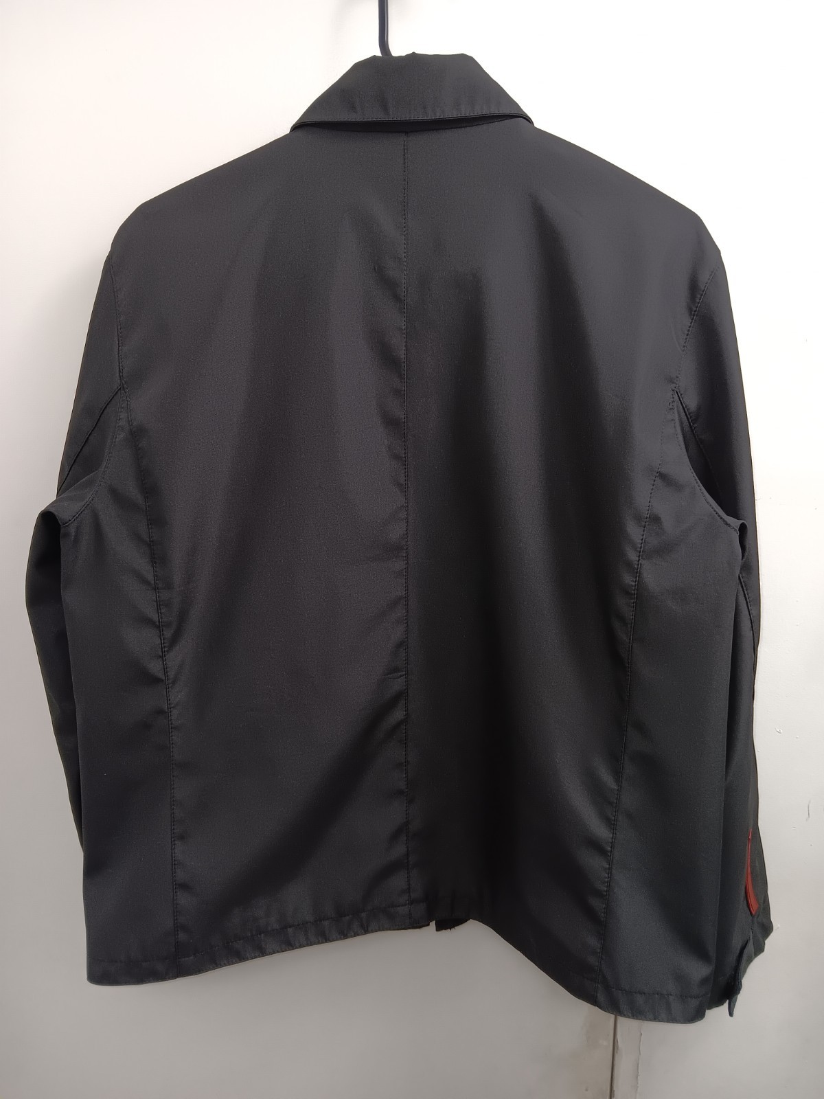 Prada Sport Vintage Polyester Zip Up Jacket Black Women’s Size L/XL