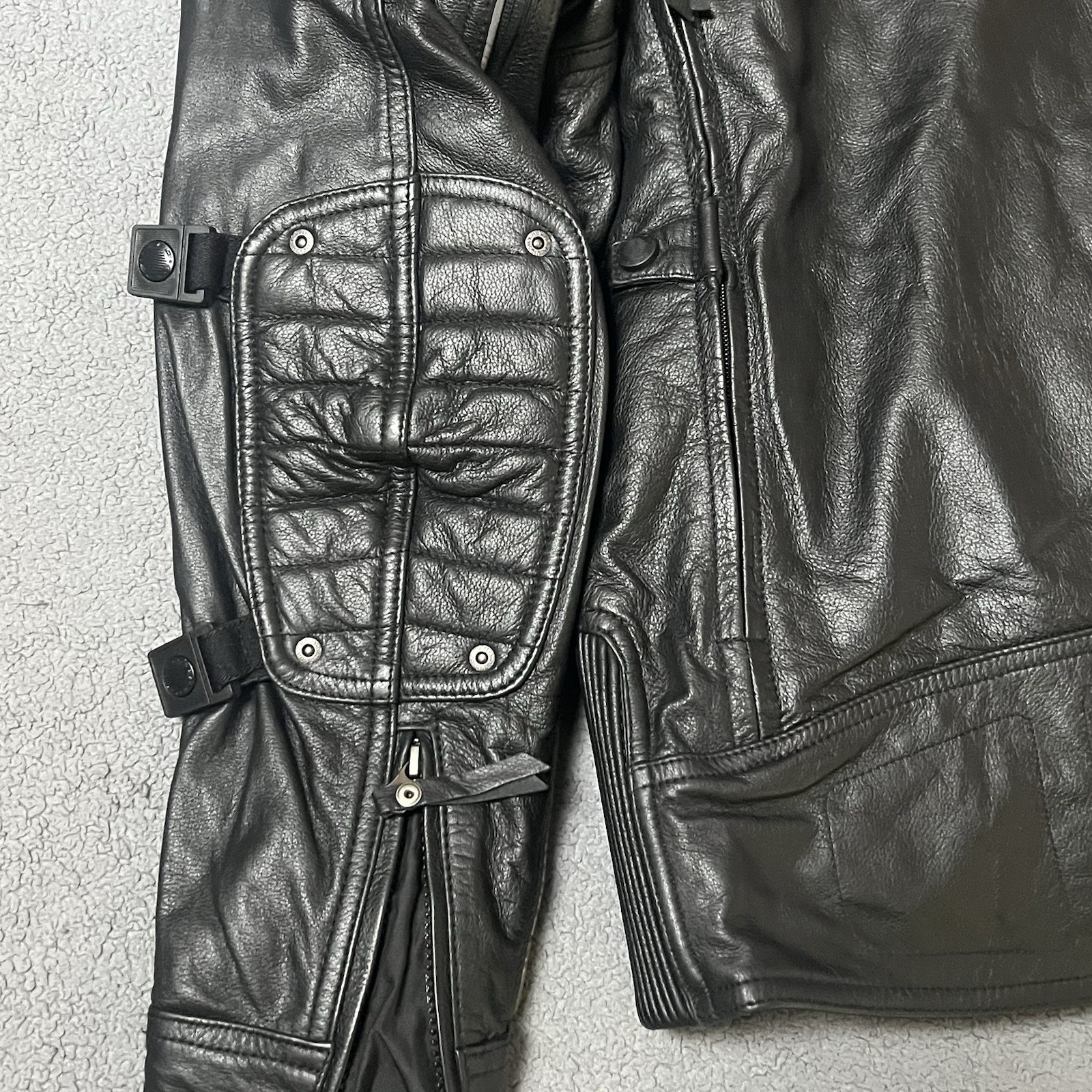 Harley Davidson jacket Med black leather FXRG waterproof switchback 98095-15VM