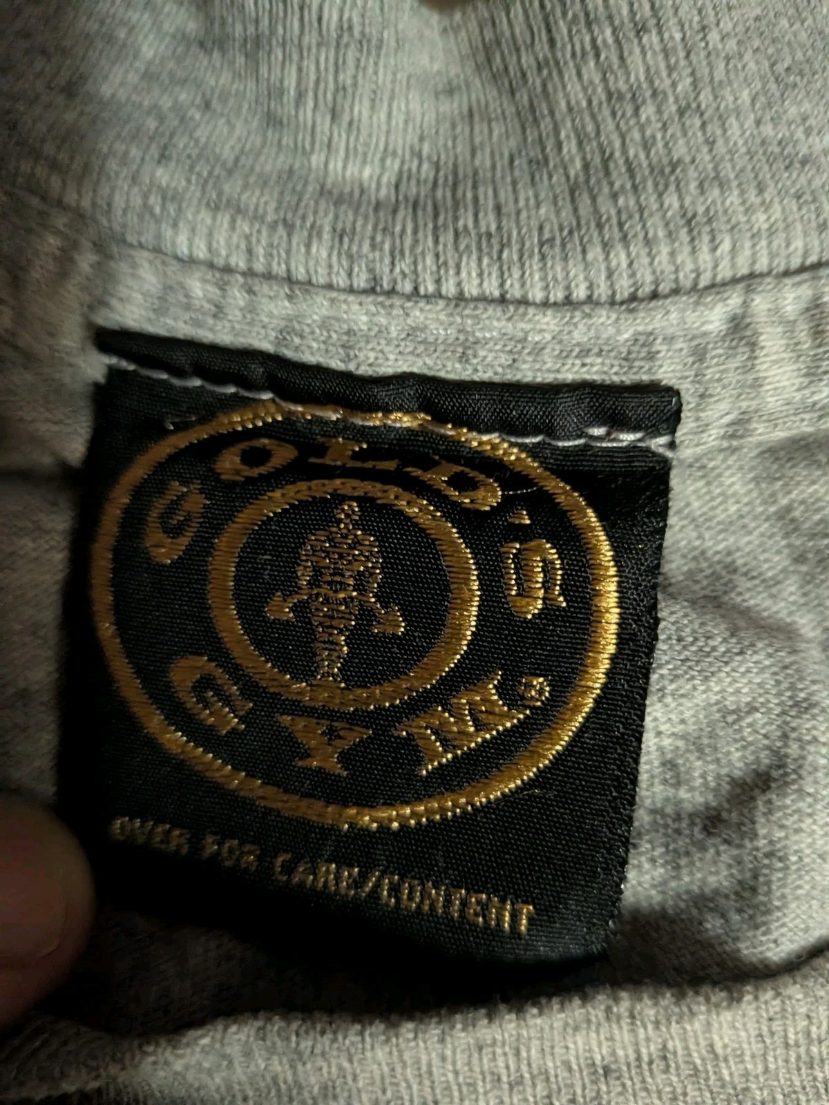 Gold’s Gym Vintage 100% Authentic Men’s Gray XL Training Tee Legendary Gym Gear