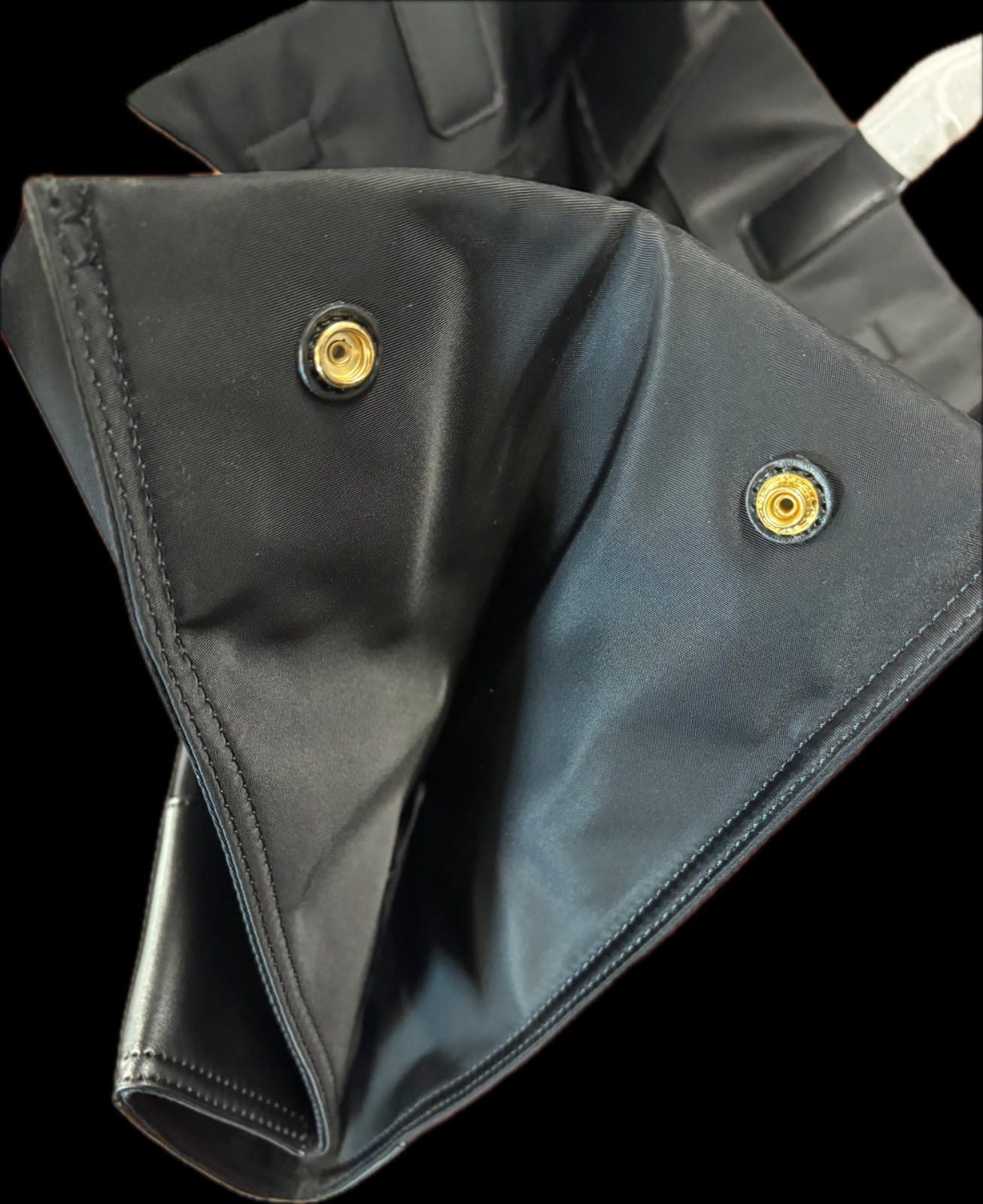 Tory Burch Ella Tote Large Black Nylon Shoulder Tote 55228
