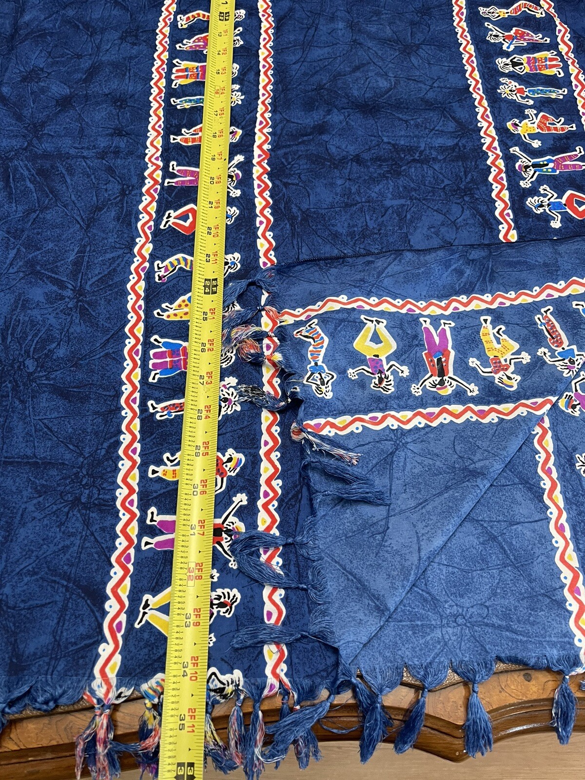 Scarf Afrobeat Tribal Sarong/ Wrap Beachwear Jamaica Beach Vacay 42″X 68″ Approx