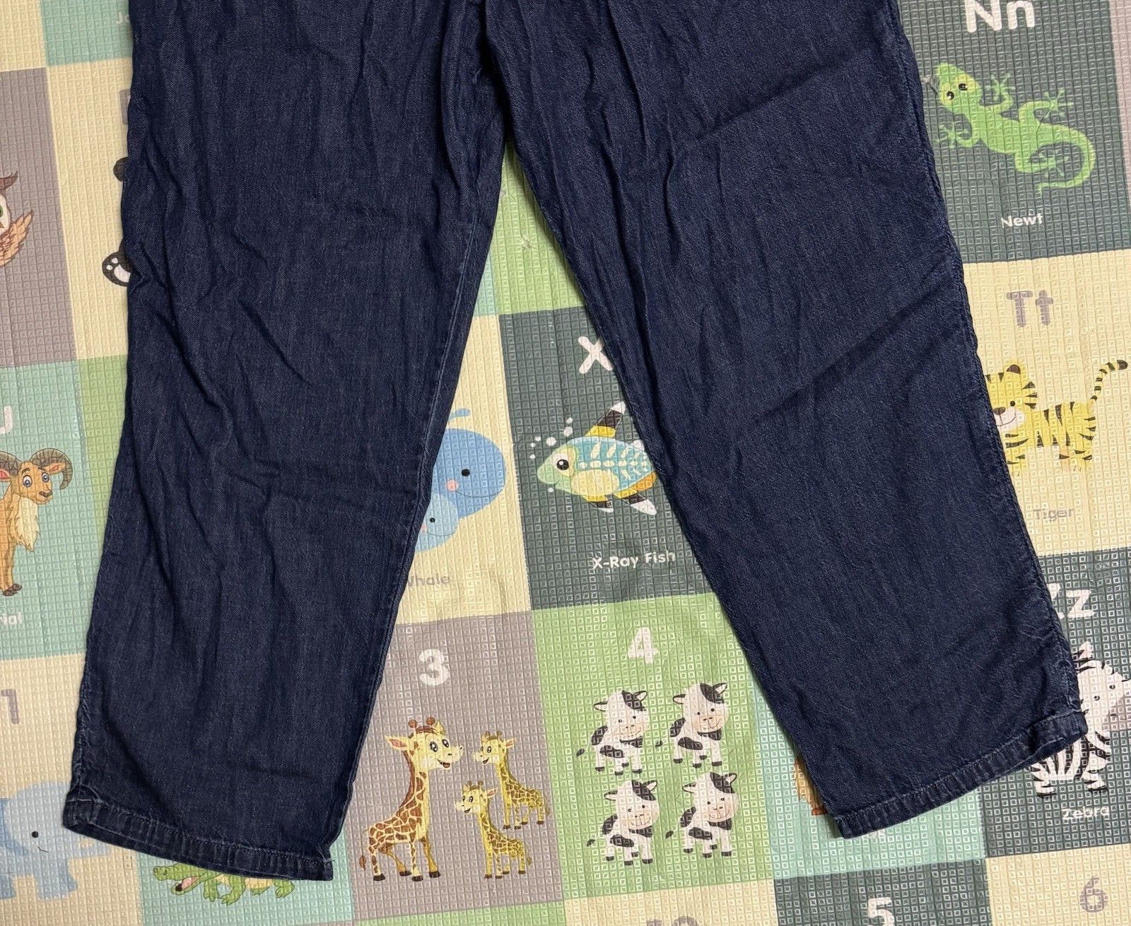 Levi’s Made & Crafted Baggy Trouser Mens Sz 31×32 Dark Blue Denim Jeans NEW $168