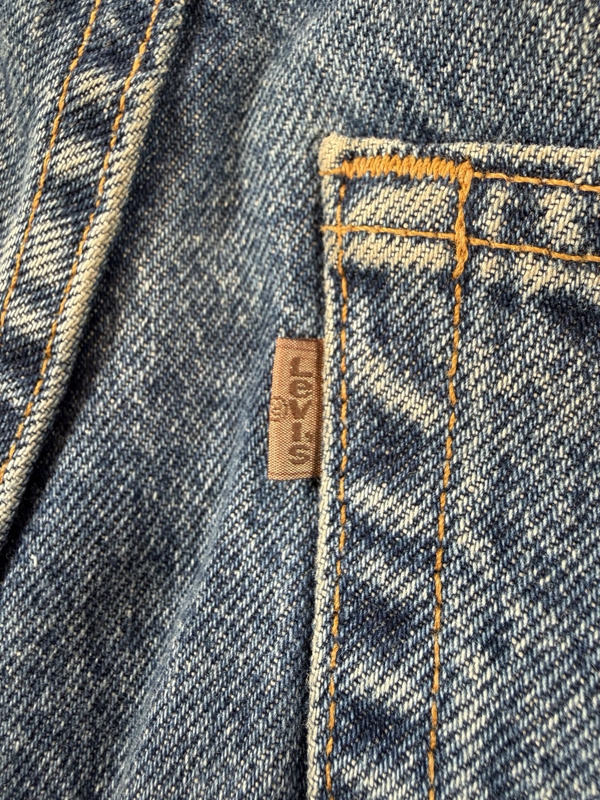 Vintage Levi’s 540 Relaxed Fit Jeans W38 L29 Made In USA Brown Tab 100% Cotton