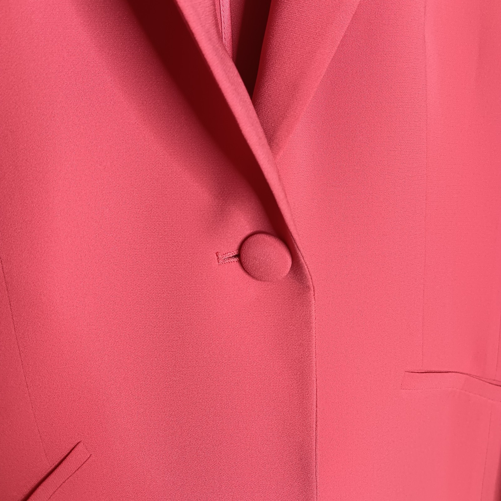 Lafayette 148 New York Suit Set Blazer 10 Pants 8 Coral 2 Piece Career Luxury