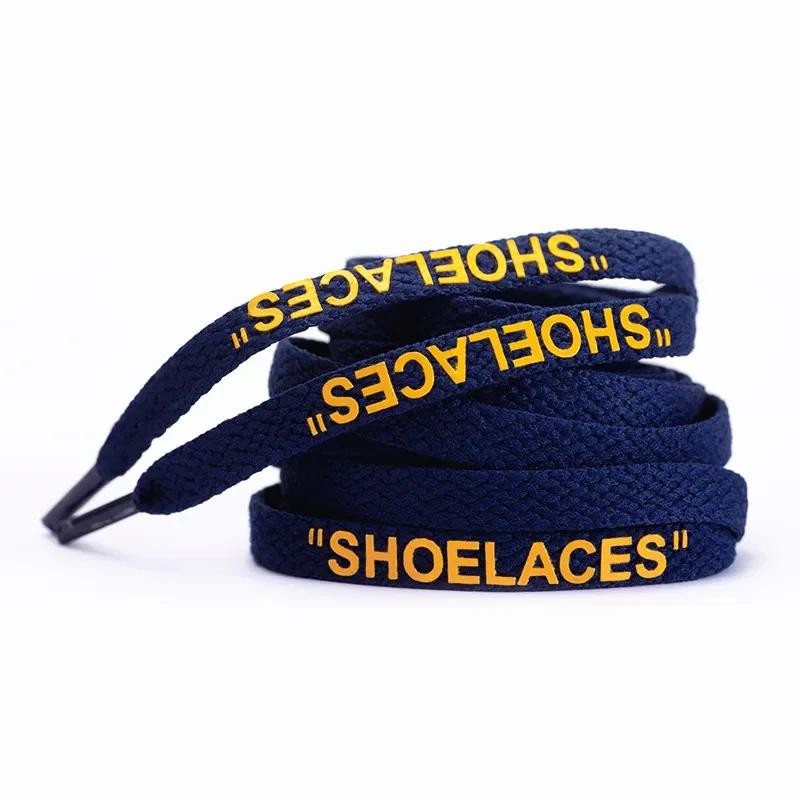 Silicone Printing Shoelaces with Zip Tie Style Laces for Sneaker Fans