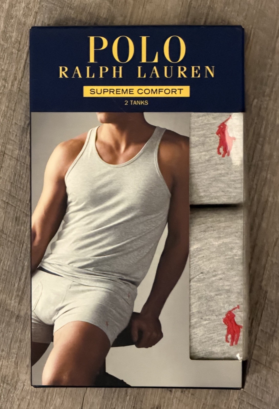 Polo Ralph Lauren Supreme Comfort 2 Tank Tops Tanks Size L Gray