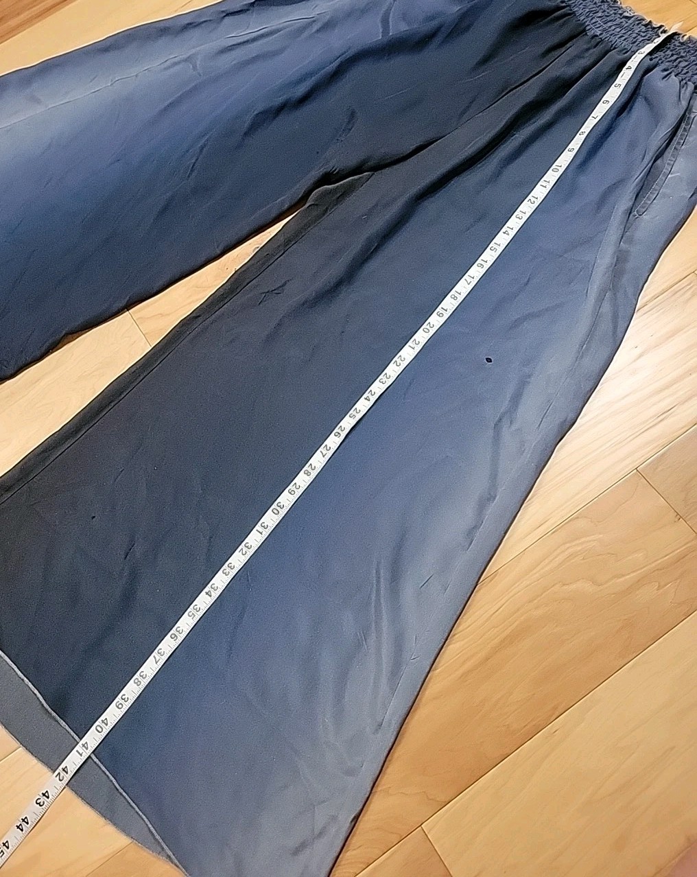Pete & Greta Johnny Was 100% Silk Wide Leg Womens XL Baggy Pants Elastic Waist