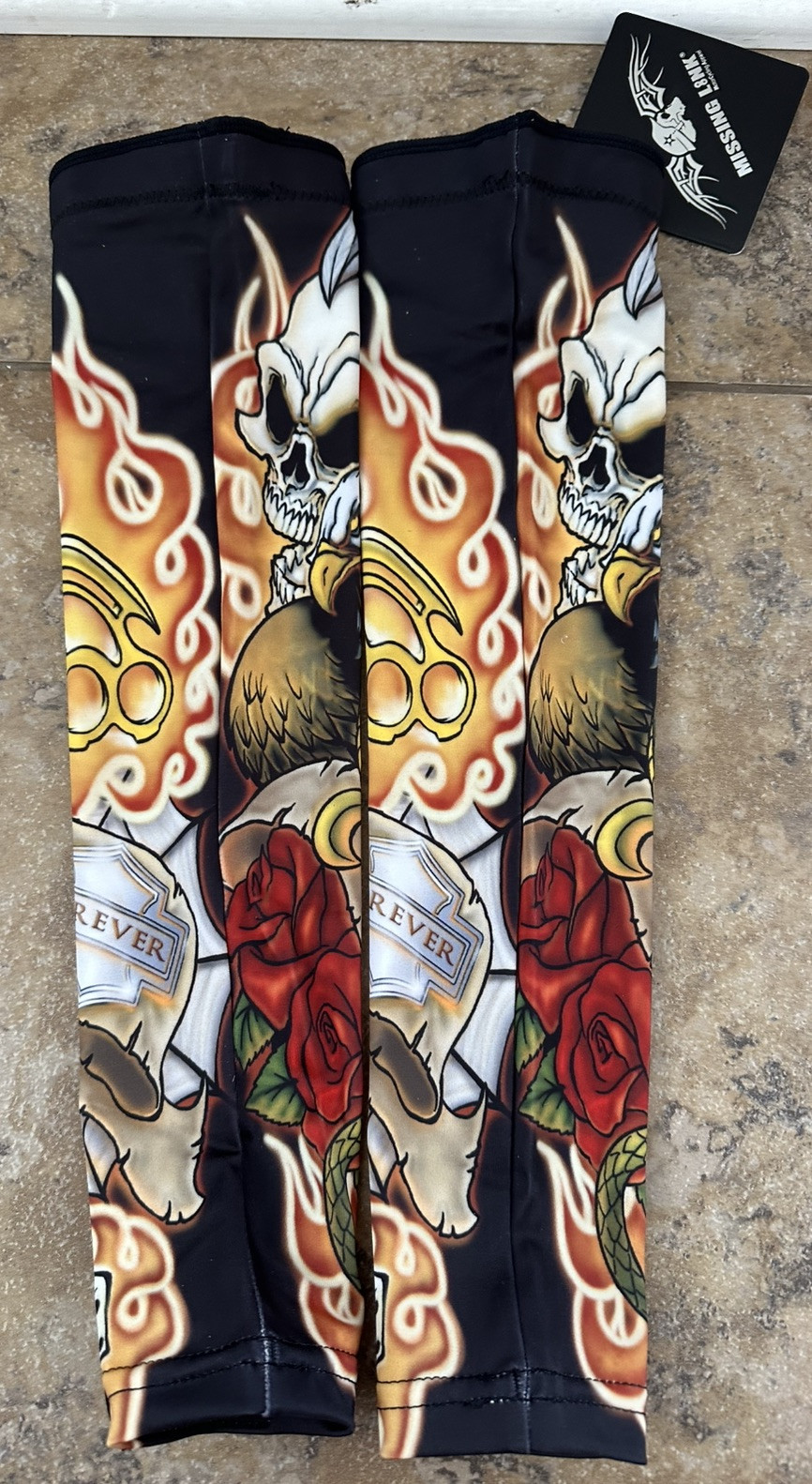 Missing Link SPF 50 Forever Inked ArmPro Tattoo Compression Sleeves – APBK