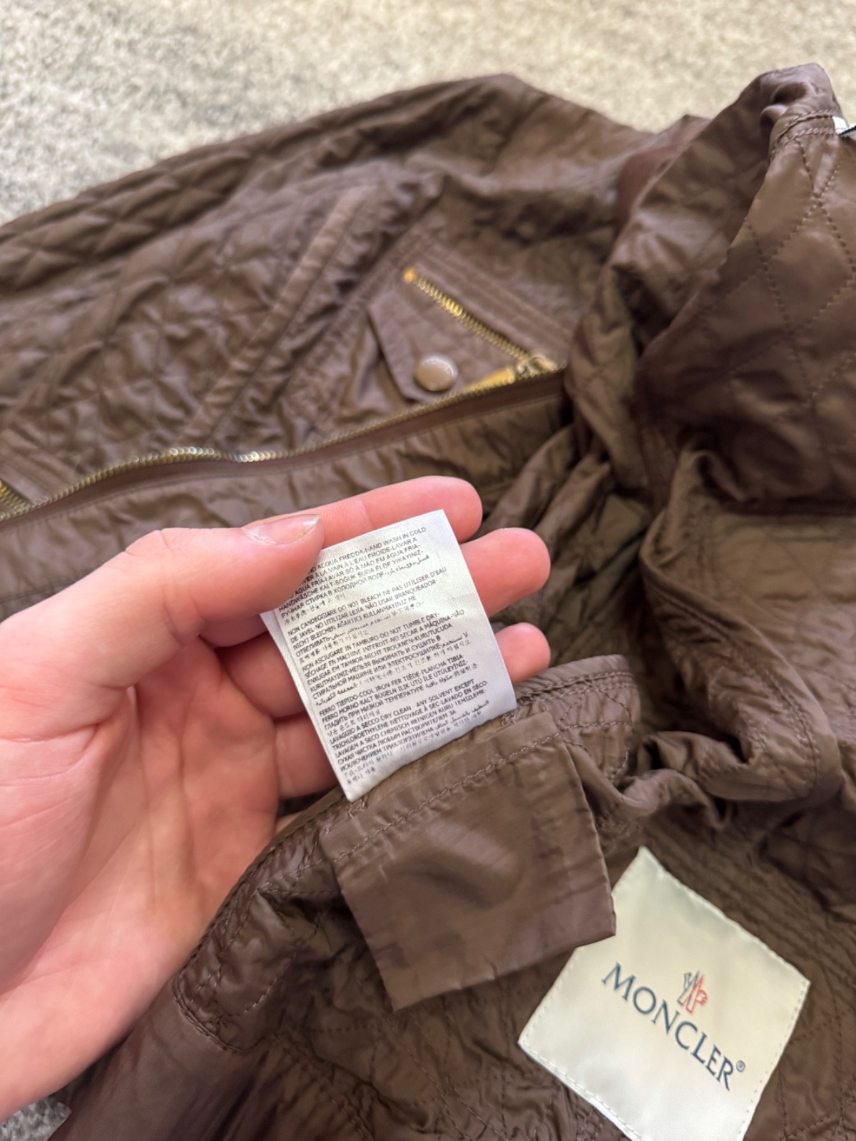 Moncler light womens jacket