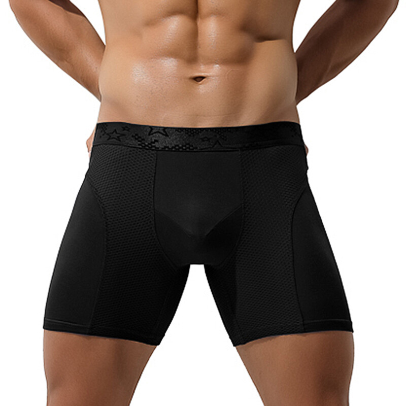 Men’s Boxer Shorts Underwear Underpants Seamless Compression Stretch Knickers US