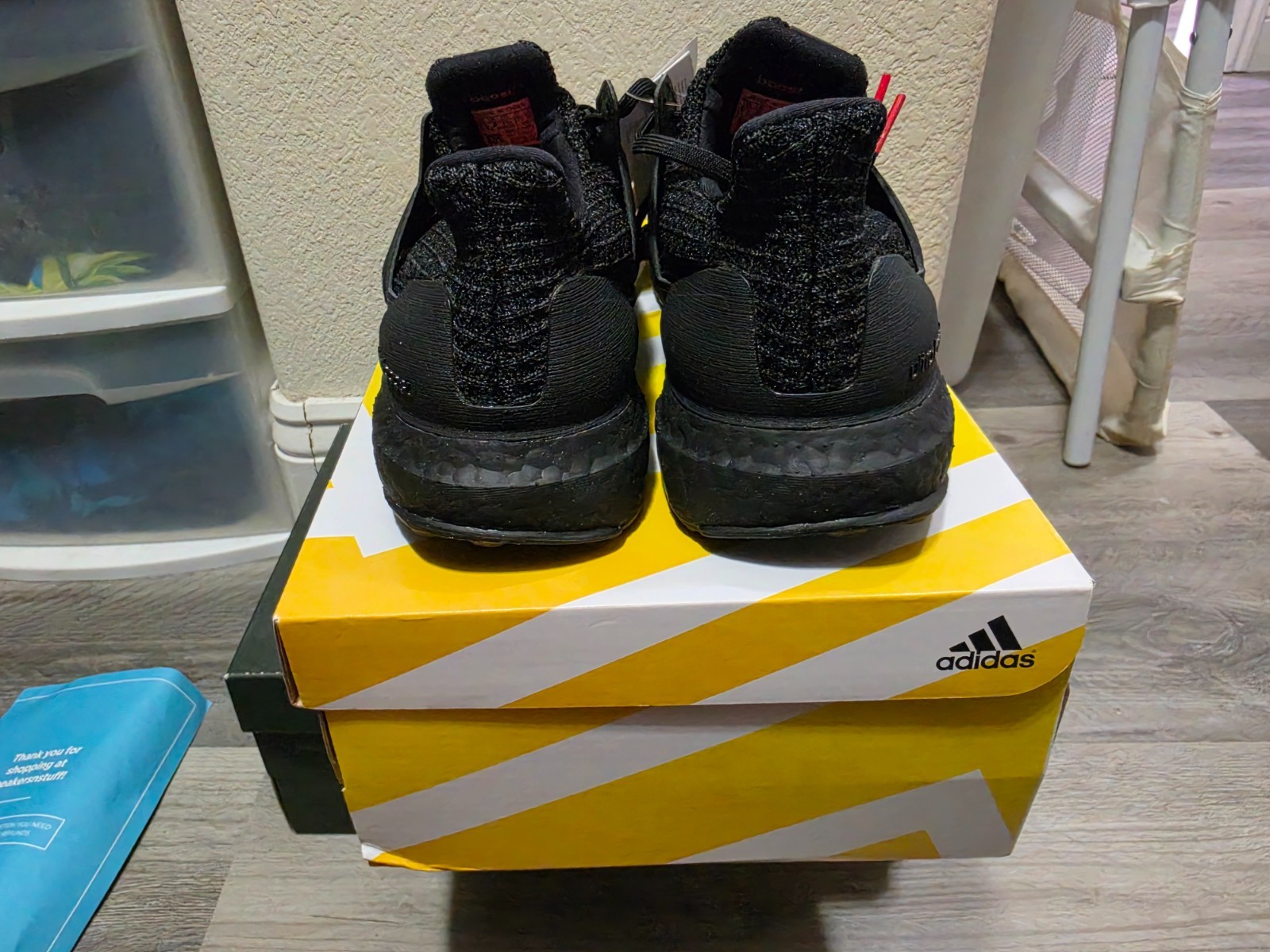 Adidas Ultraboost 4.0 Triple Black Running Shoes Boost F36641 Men’s Size 9.5 US