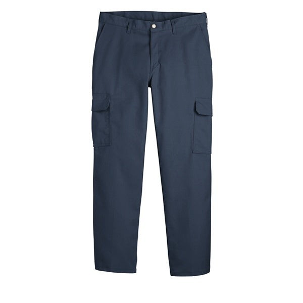 Dickies Industrial Cargo Pant Relaxed Fit Straight Leg Navy Uniform Mens 42×34