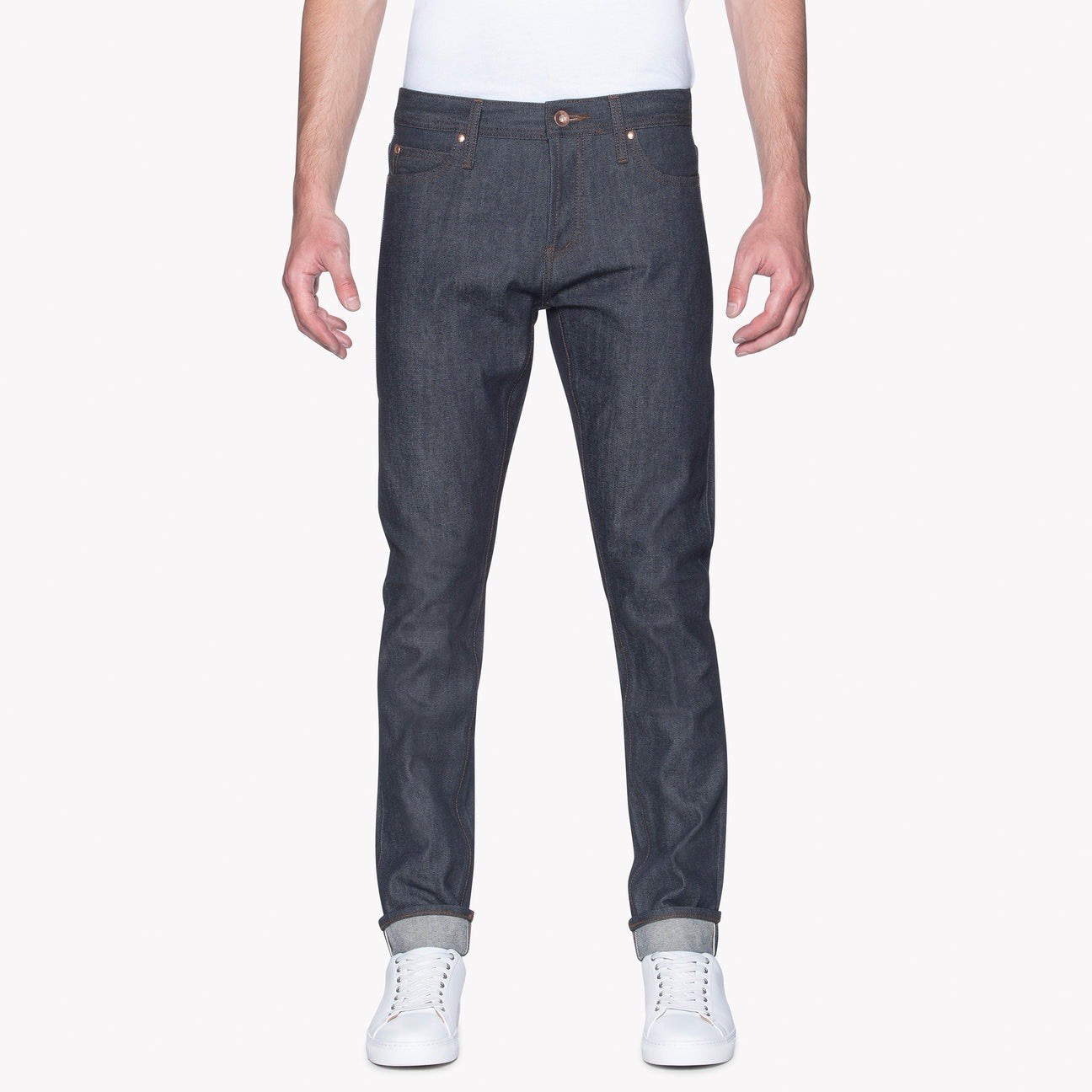 The Unbranded Brand Jeans Mens 32×32 Selvedge Denim Indigo 14.5 Tight UB401