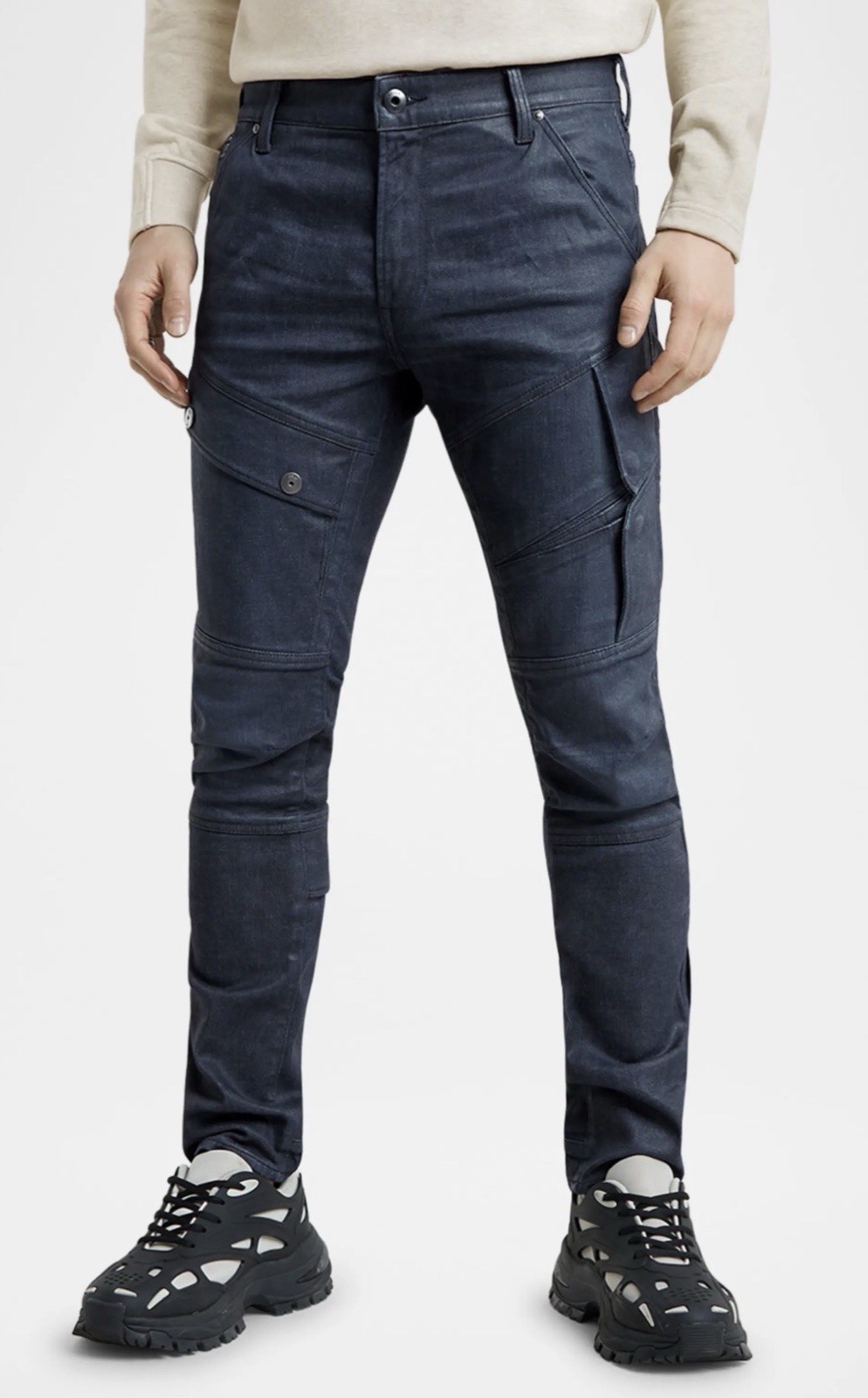G-Star Raw Men’s Airblaze 3D Skinny Jeans Dark Blue, Size 32×32