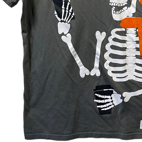 American Dream Team Network T-Shirt Literally Dead XL Skeleton Graphic ADTN