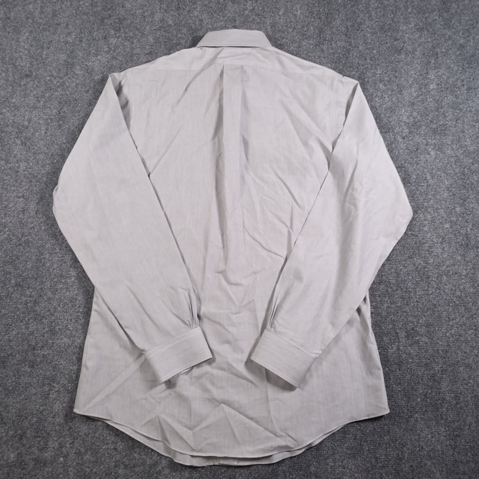 Brooks Brothers Dress Shirt Mens 15.5-34/35 Gray Regent Fit Button Non-Iron