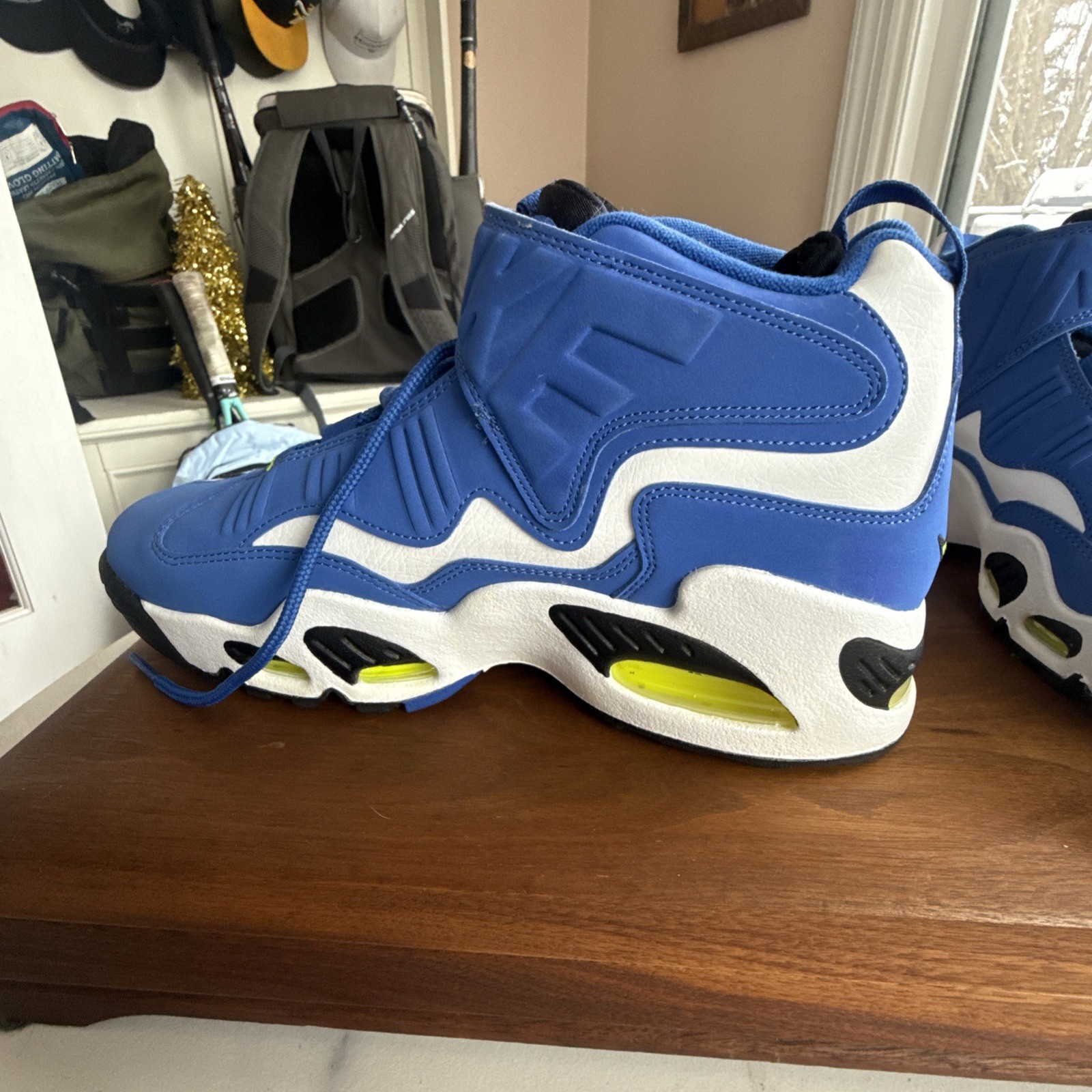 Size 7 Nike Air Griffey Max 1 2021 Varsity Royal White Suede (DJ5161-400)