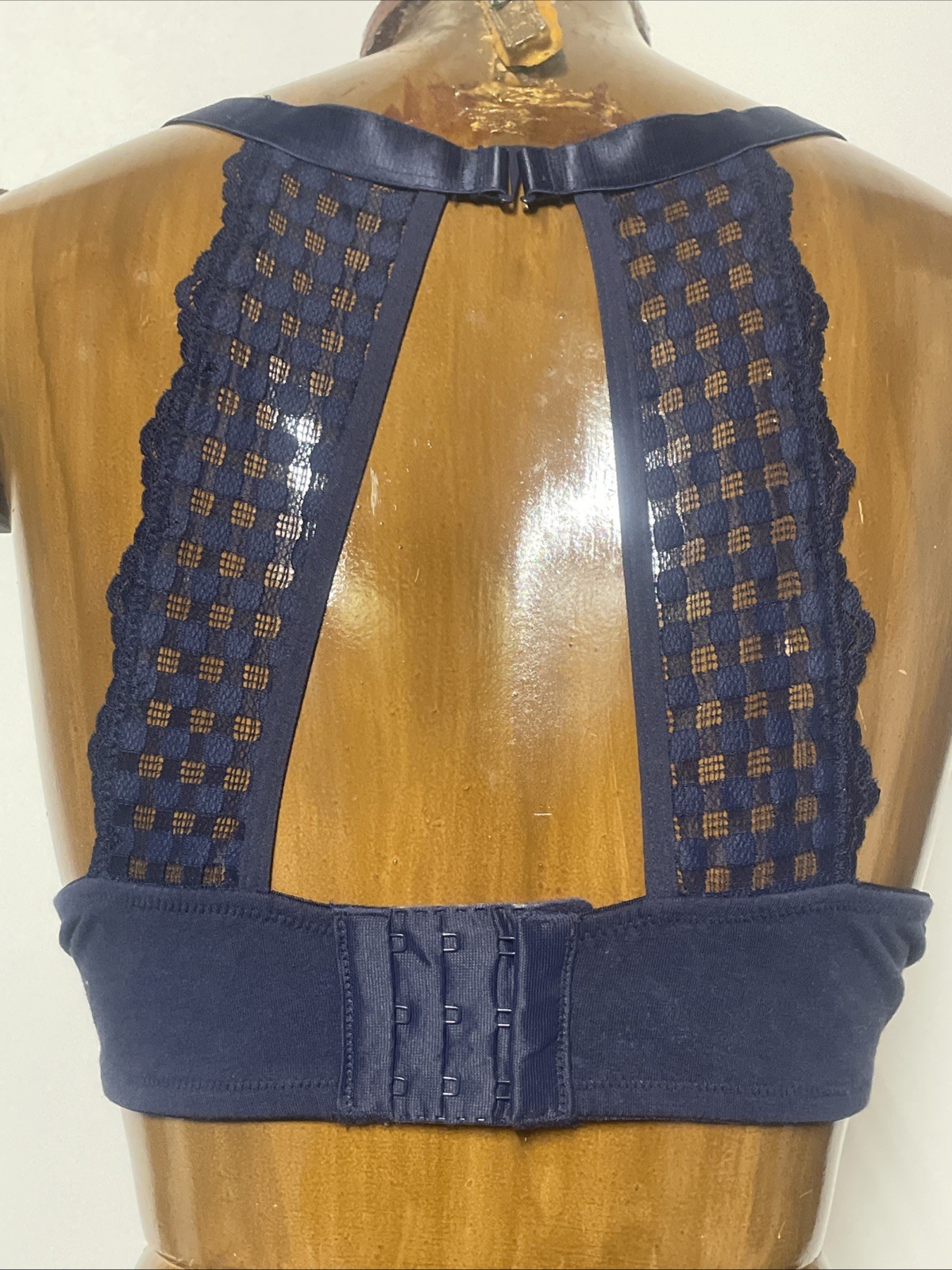 Cacique 98% Cotton Size 44C Full Coverage Stretch Lane Bryant Blue