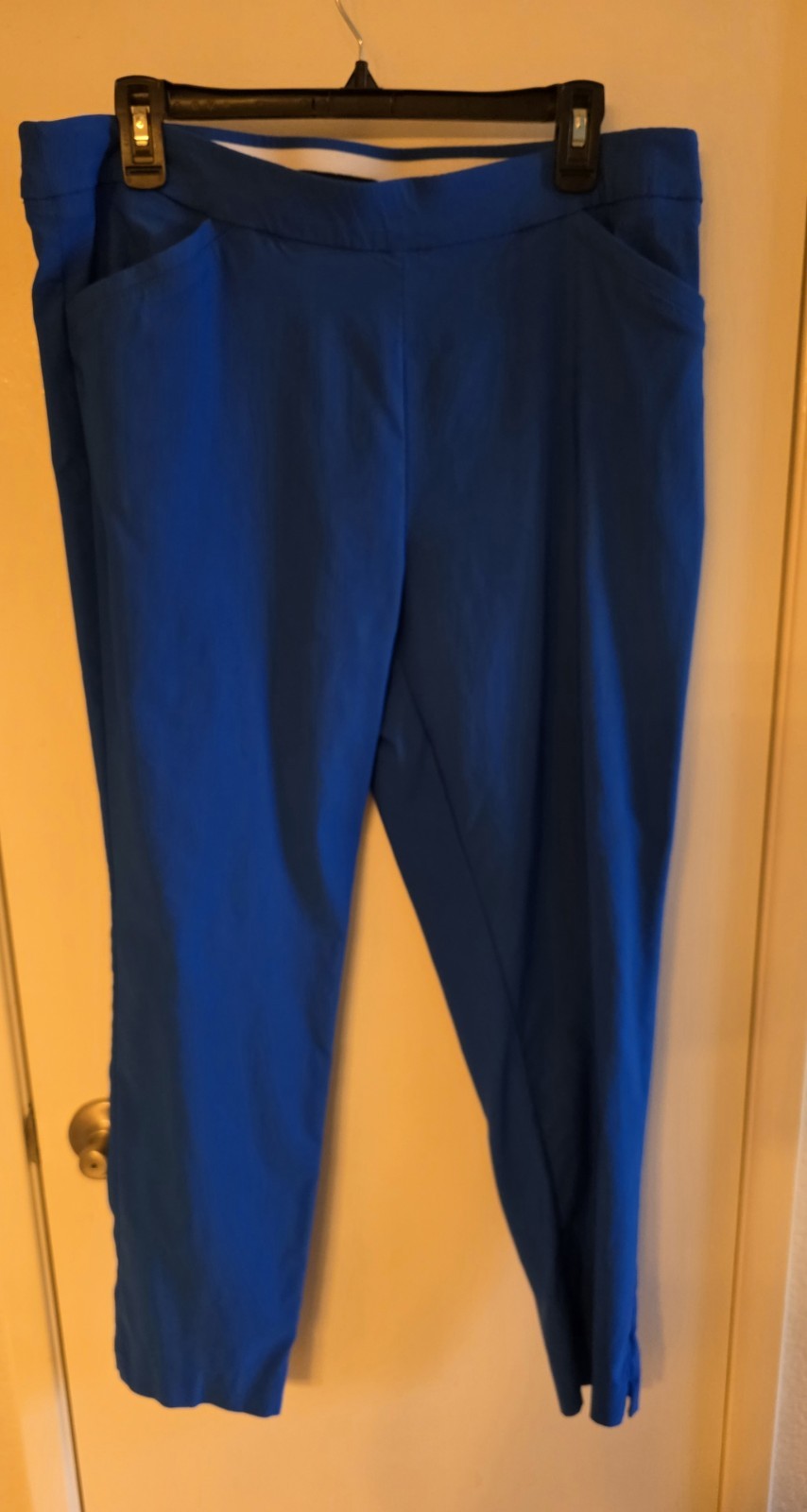 Counterparts Womens Royal Blue Slim Fit Ankle Pants Size 16