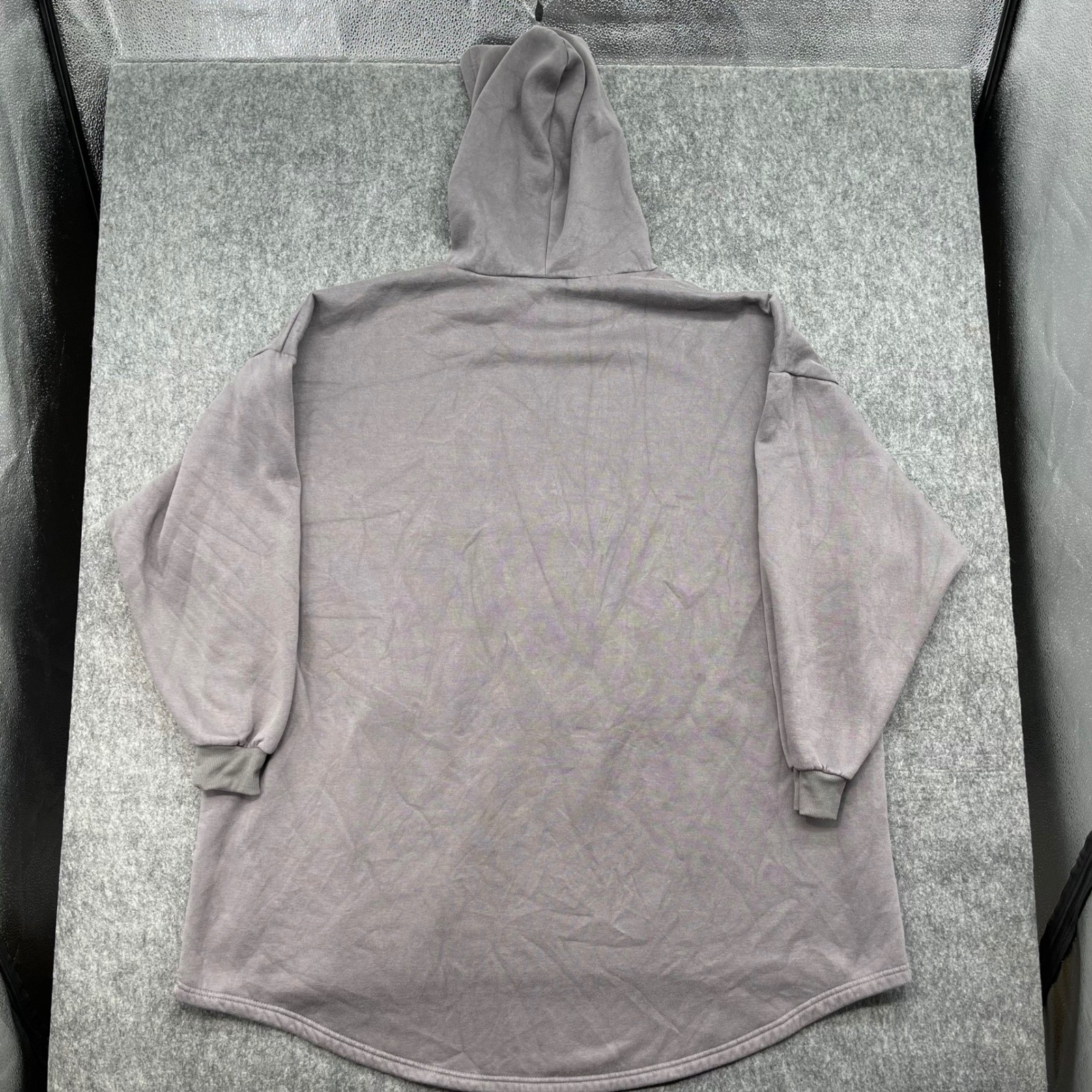 The Comfy Hoodie Blanket Gray Sweatshirt Fleece Lined One Size