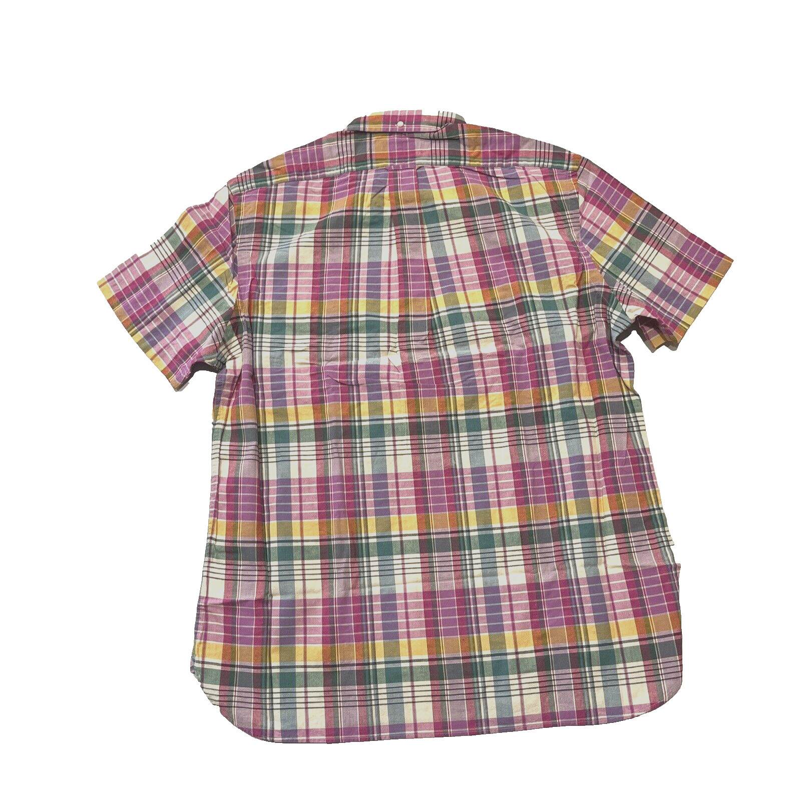 Polo Ralph Lauren men’s Madras Poplin Popover Shirt – Medium -retail $148